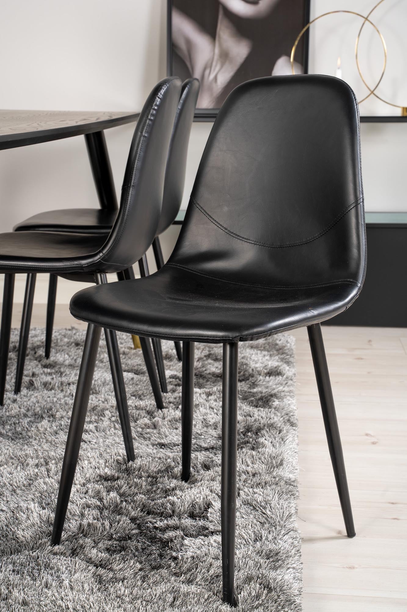 Stilvolles Dipp Esszimmerset 180cm mit 6 Stühlen von Venture Home.