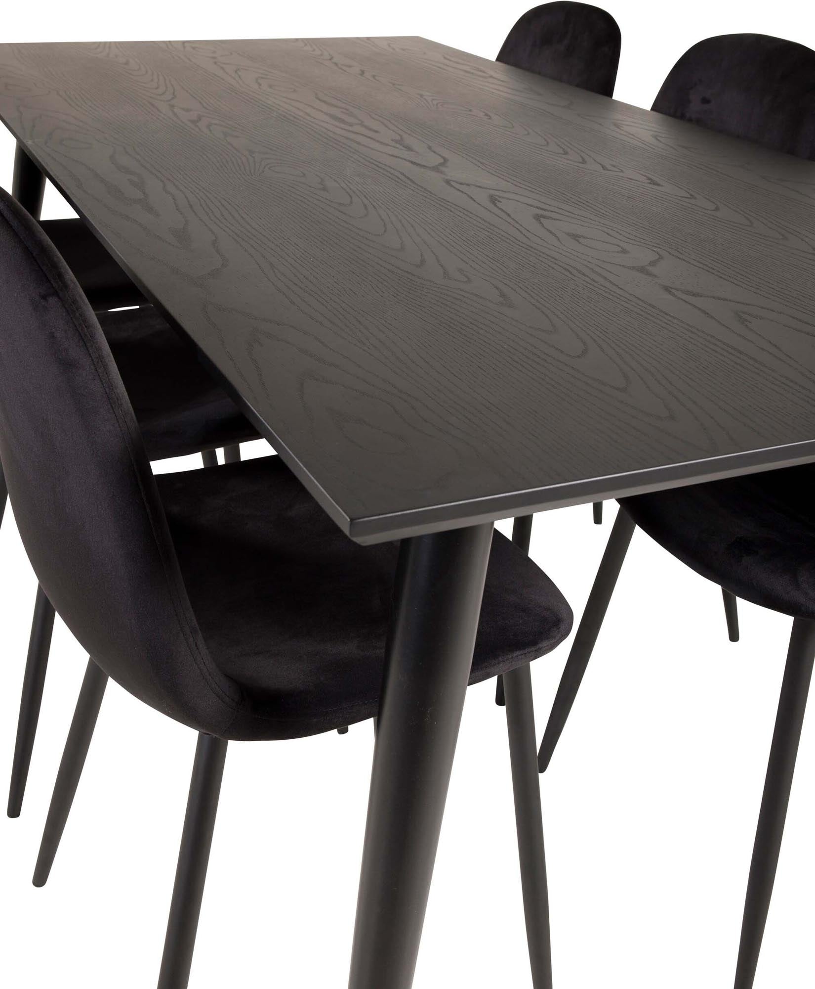 Dipp Esszimmerset + Polar 180cm/6St.: Stilvolles Design, Platz für 6 Personen, ideal für gesellige Abende. Eleganz und Komfort vereint!