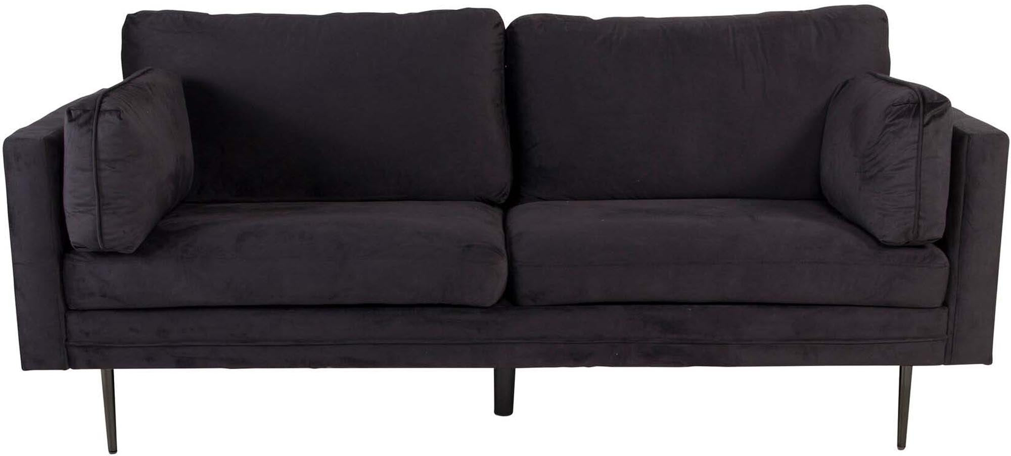 Boom Sofa in Schwarz/Schwarz präsentiert im Onlineshop von KAQTU Design AG. 3er Sofa ist von Venture Home