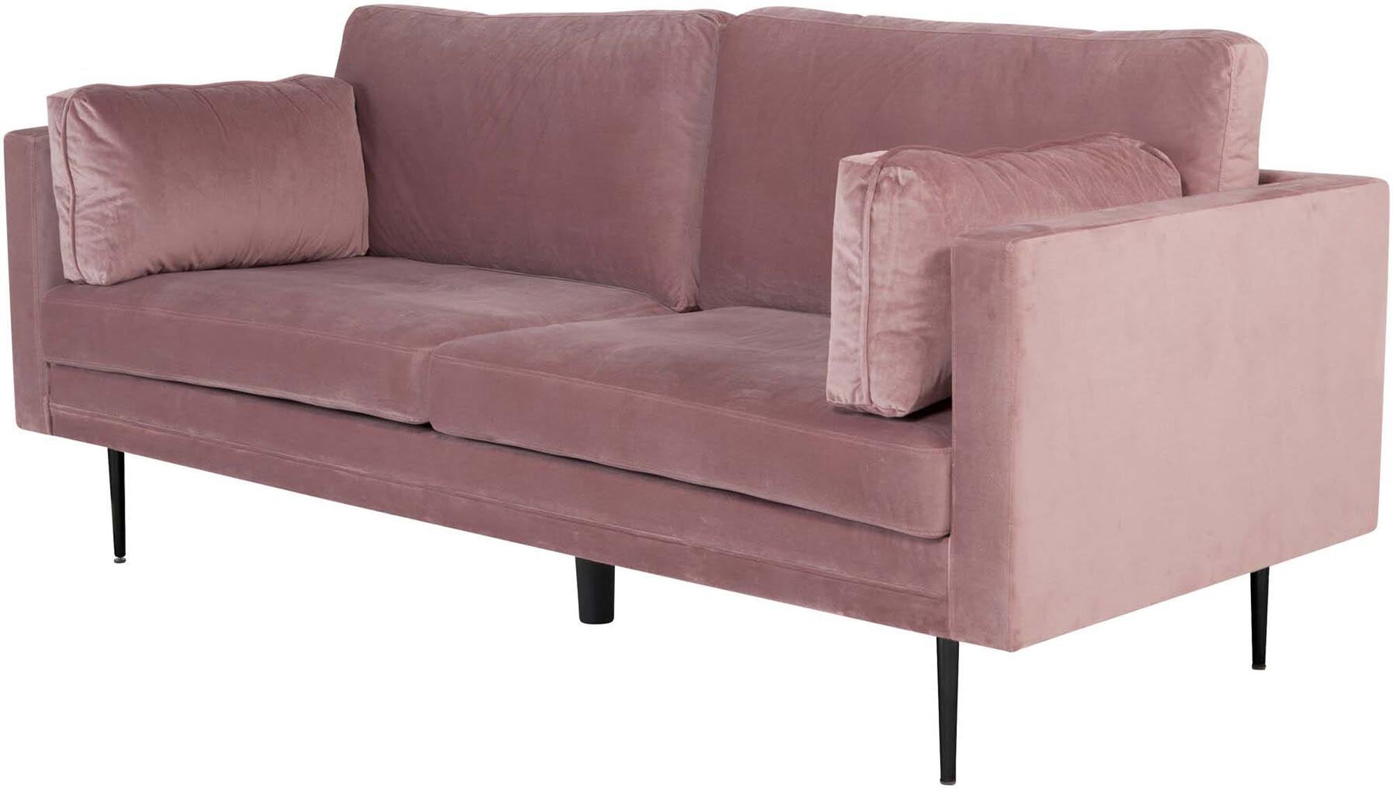 Boom Sofa in Altrosa/Schwarz präsentiert im Onlineshop von KAQTU Design AG. 3er Sofa ist von Venture Home