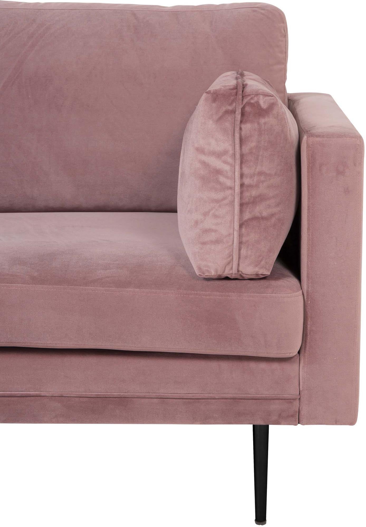 Boom Sofa in Altrosa/Schwarz präsentiert im Onlineshop von KAQTU Design AG. 3er Sofa ist von Venture Home