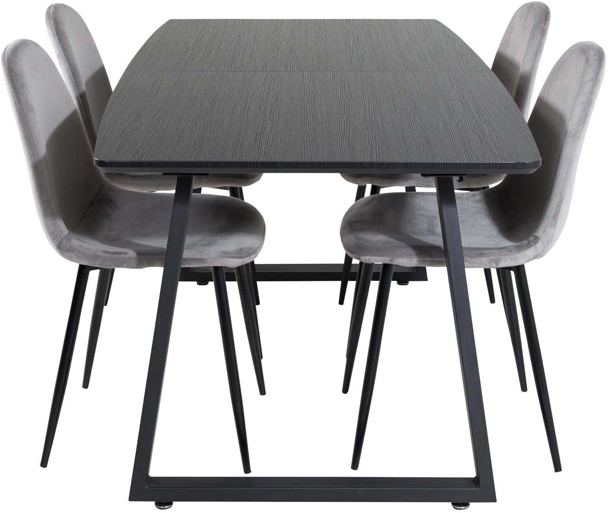 Inca Esszimmerset (Polar): Modernes, ausziehbares Design für unvergessliche Familienfeiern und stilvolle Dinnerabende.