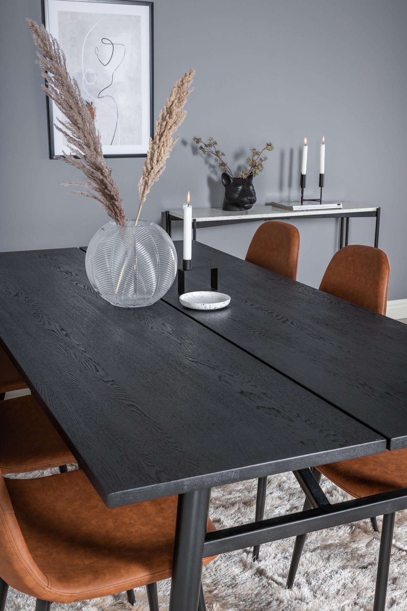 Elegantes Esszimmerset von Venture Home, ausziehbar auf 195cm.