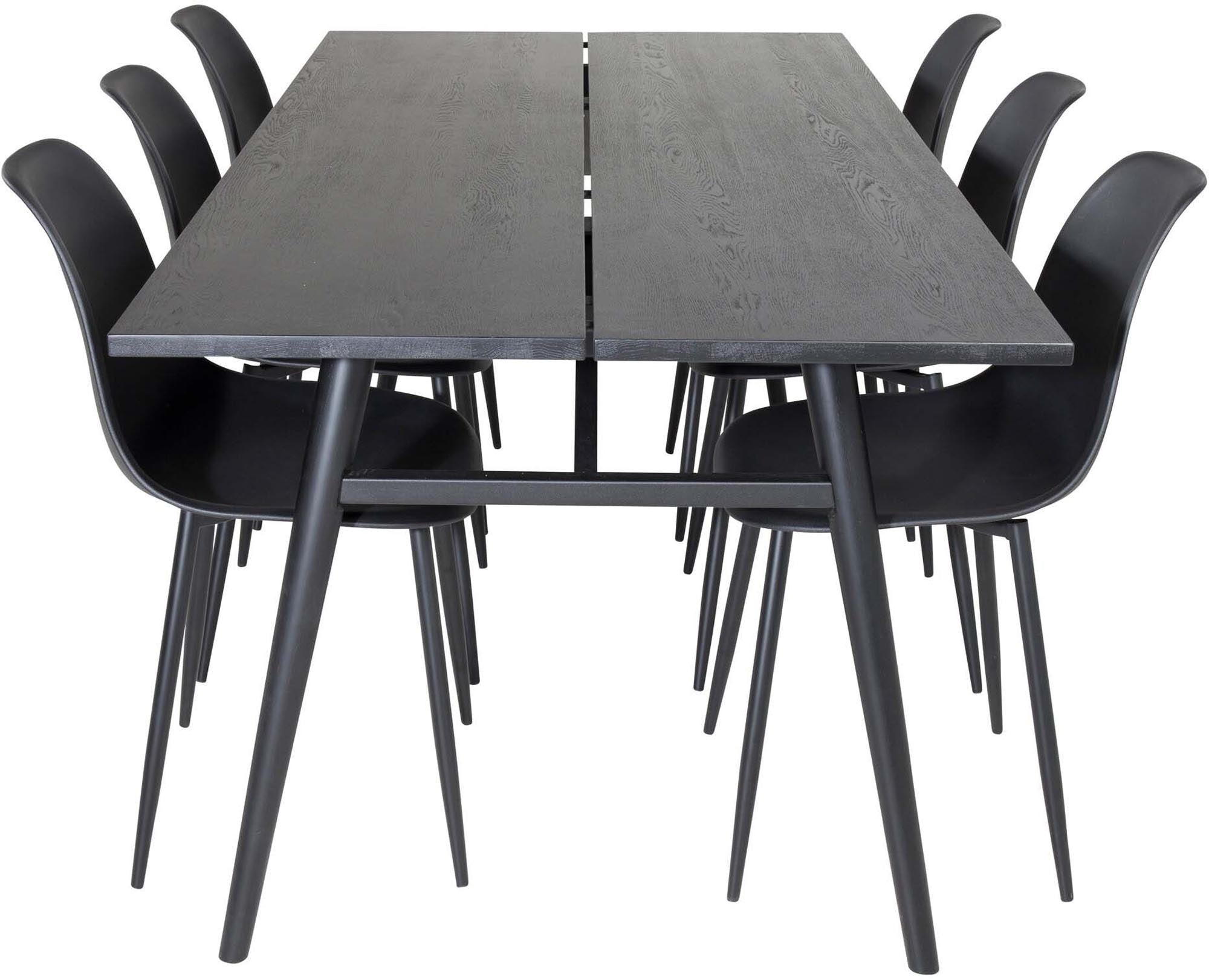 Venture Home Esszimmerset: Ausziehbar, 6 Plätze, 195cm, modern.