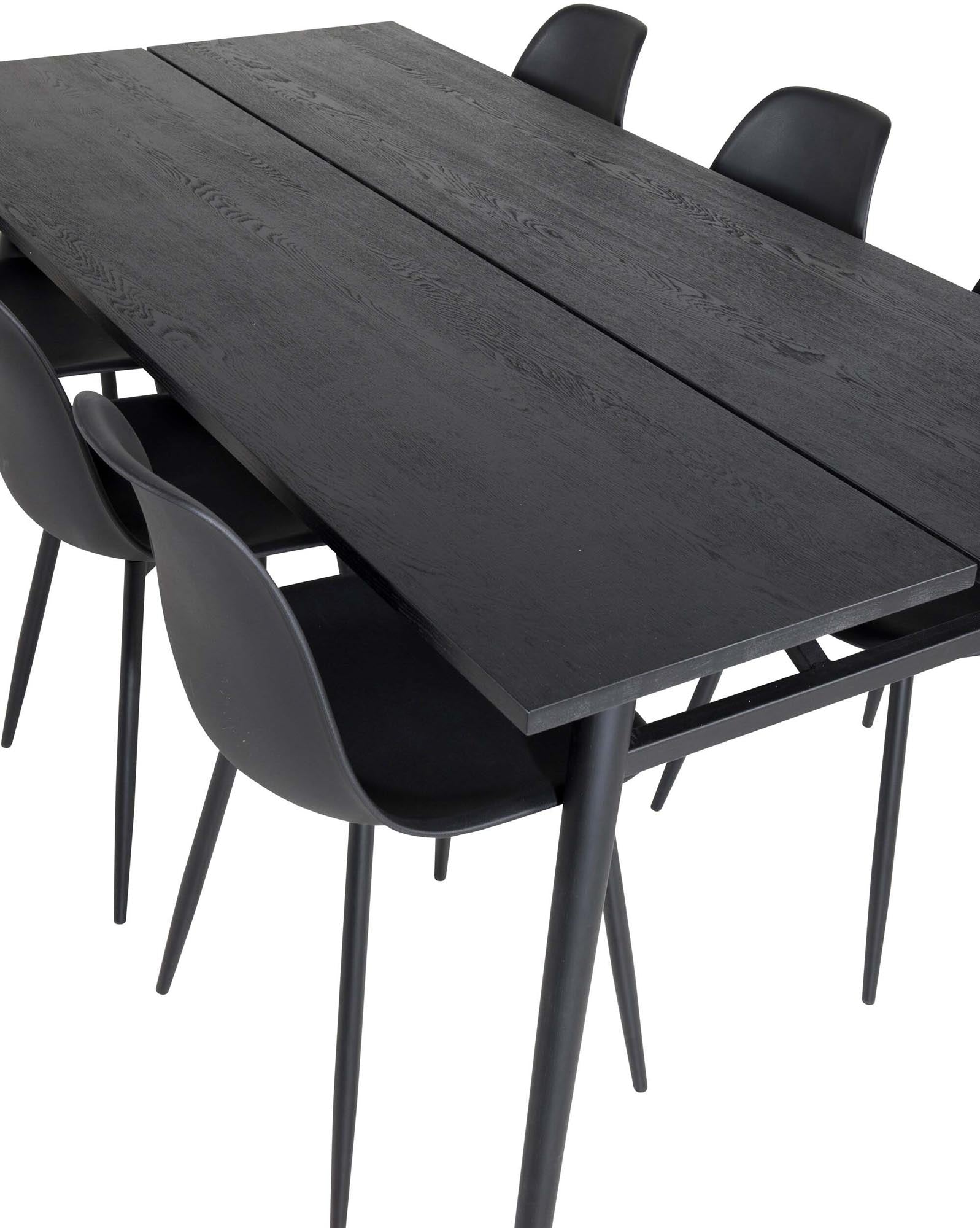 Venture Home Esszimmerset: Ausziehbar, 6 Plätze, 195cm, modern.