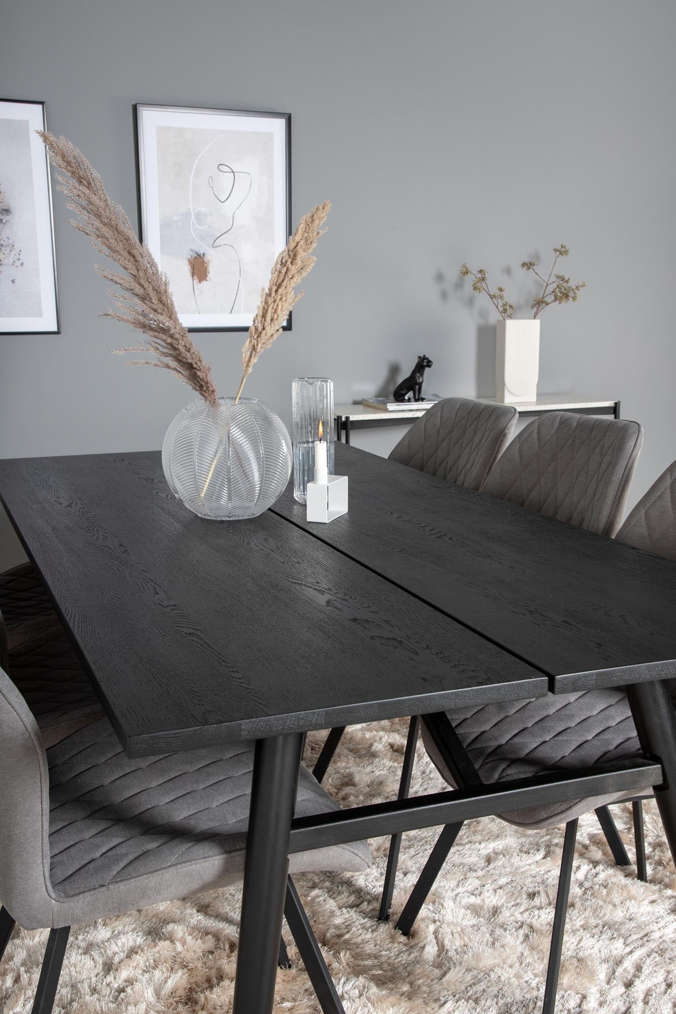 Venture Home Esszimmerset: Ausziehbarer Tisch & 6 Stühle, modern.