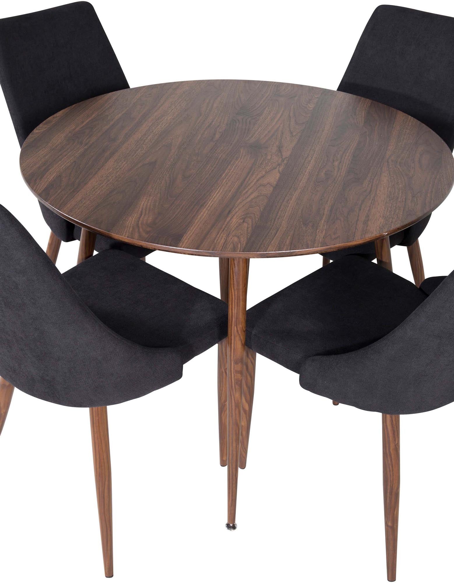 Elegantes Esszimmerset Plaza + Leone, 100cm, 4 Stühle, Venture Home.