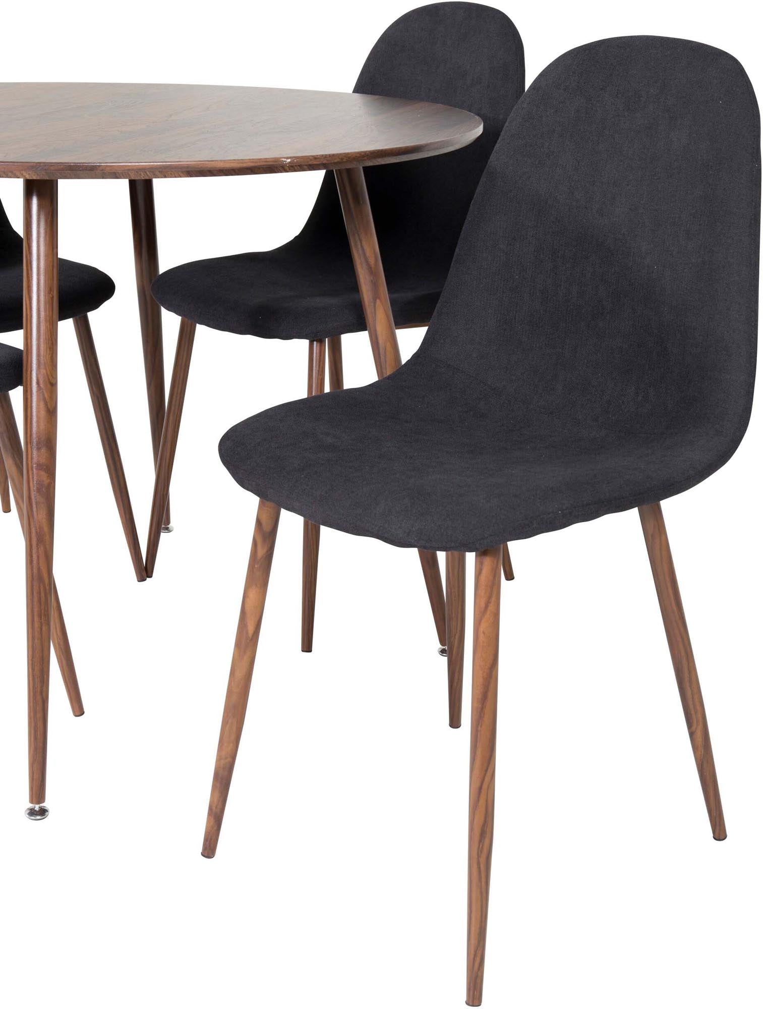Modernes Plaza Esszimmerset: 100cm Tisch & 4 Stühle von Venture Home.