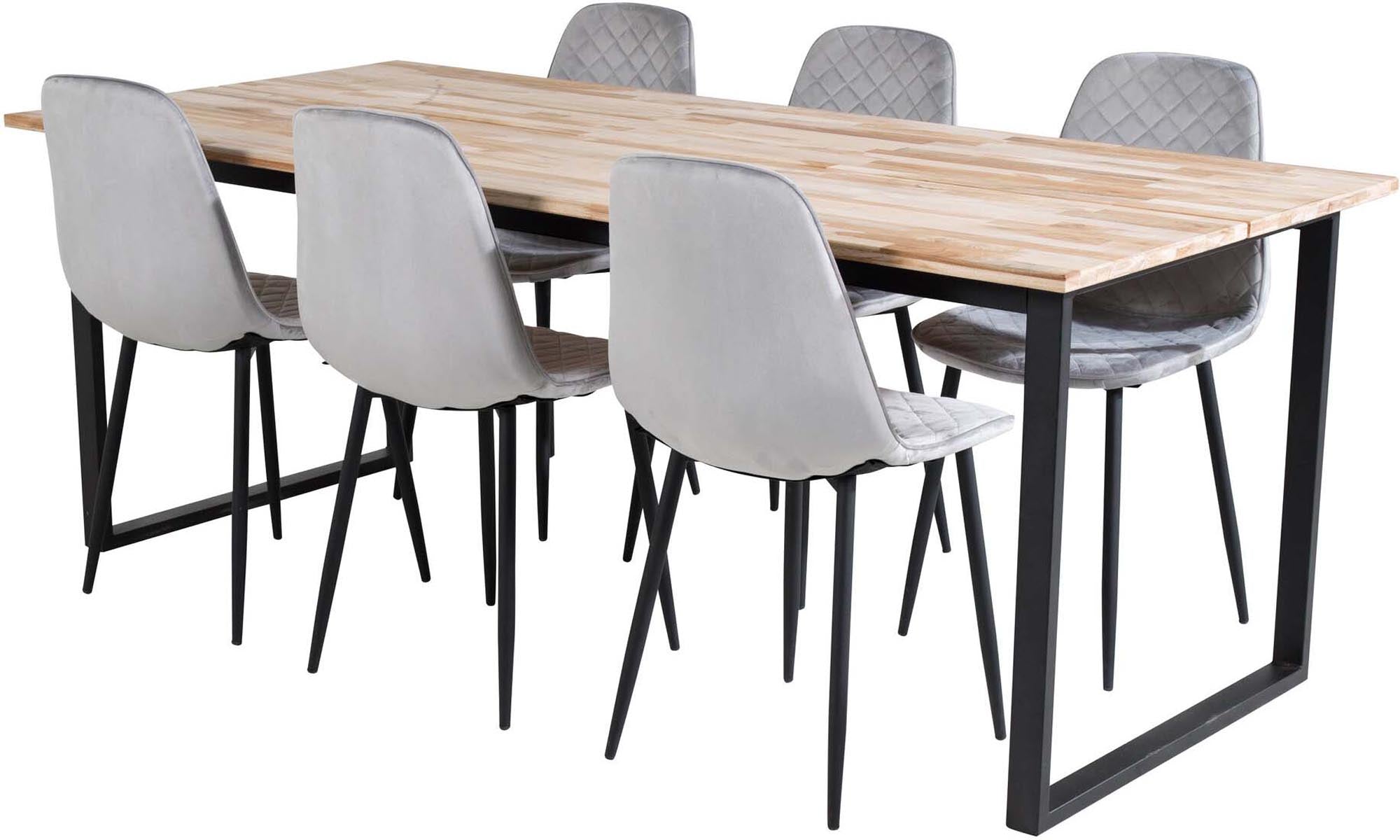 Stilvolles Cirebon Esszimmerset mit luxuriösen Polar-Stühlen. Ideal für gesellige Abende und elegantes Ambiente.