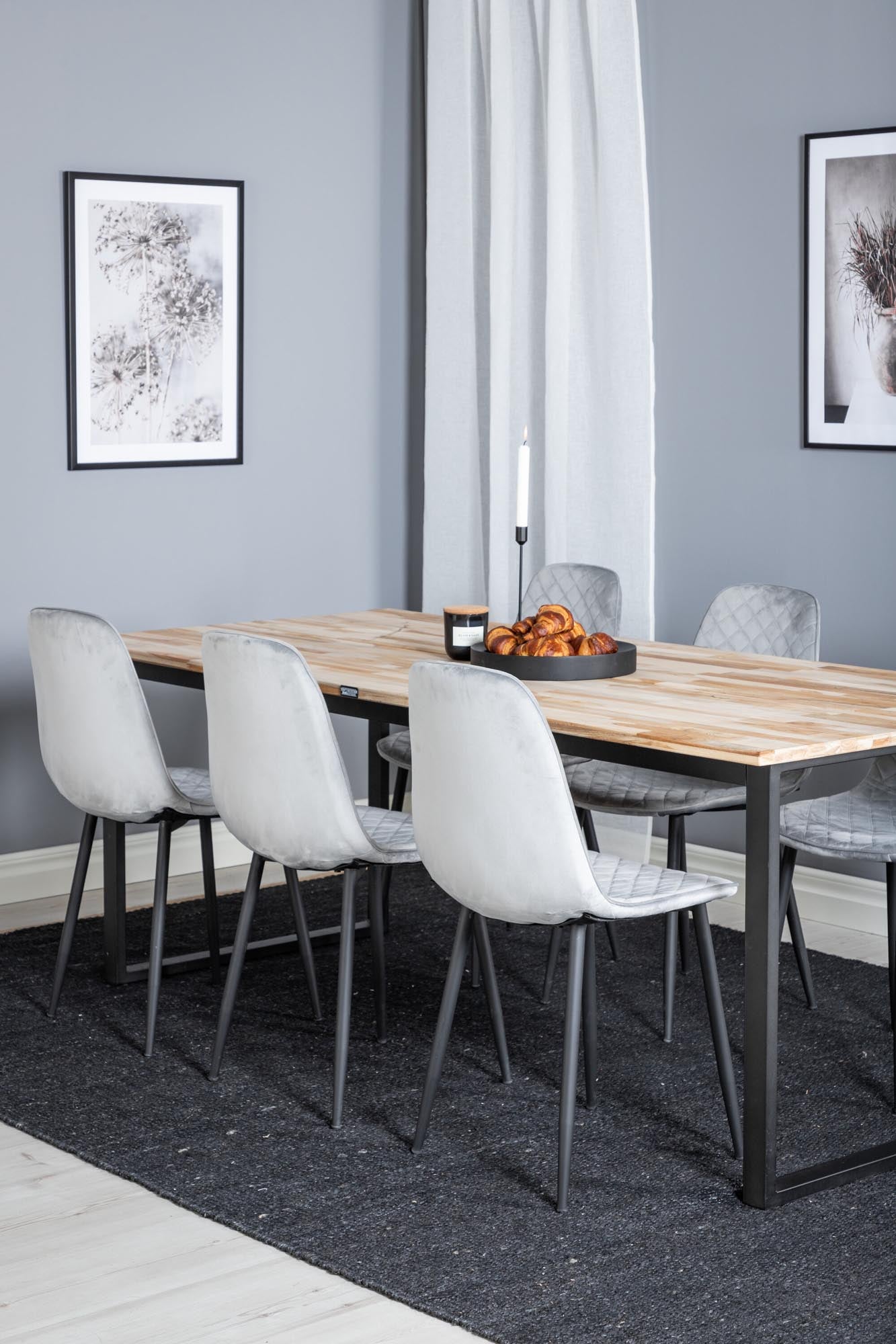 Erleben Sie das Cirebon Esszimmerset + Polar 200cm/6St. von Venture Home – stilvolles Design, hochwertige Materialien und optimalen Komfort für gesellige Abende.