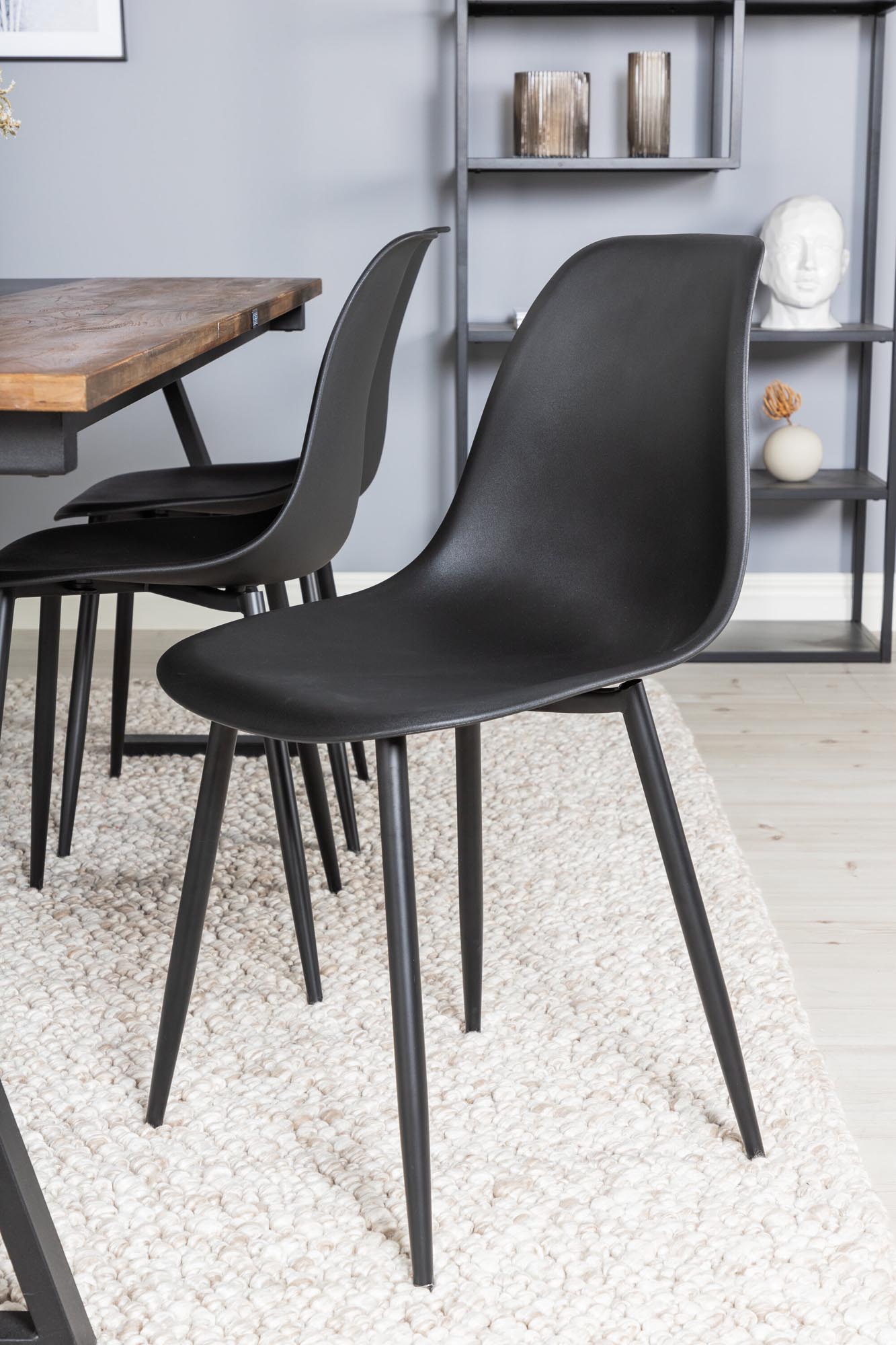 Elegantes Jakarta Esszimmerset mit 200 cm Tisch und 6 Samt-Stühlen. Ideal für gesellige Abende und stilvolle Einrichtung.