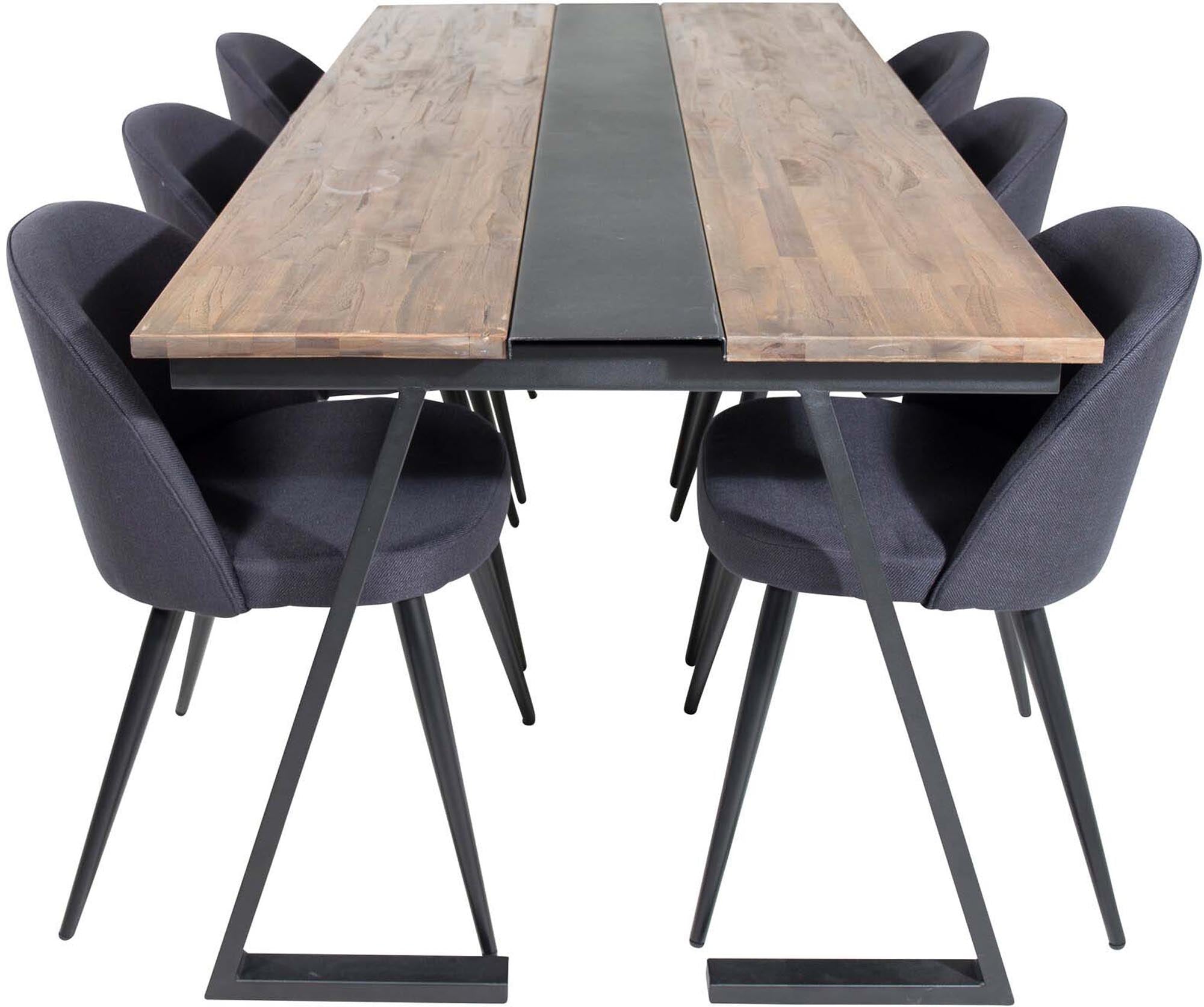 Stilvolles Jakarta Esszimmerset: Samt und Eleganz für Ihr Zuhause.