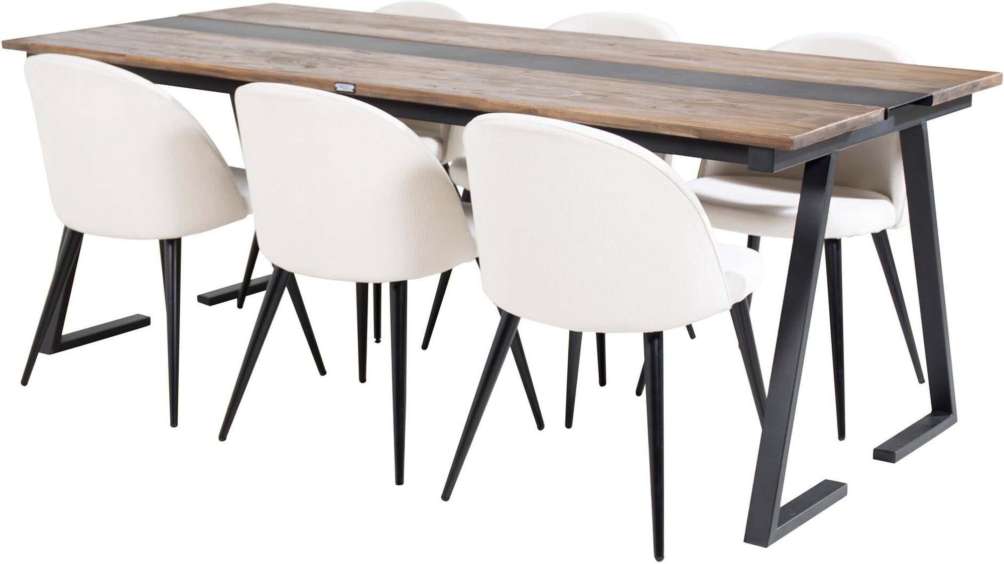 Elegantes Jakarta Esszimmerset für stilvolle Dinnerabende.