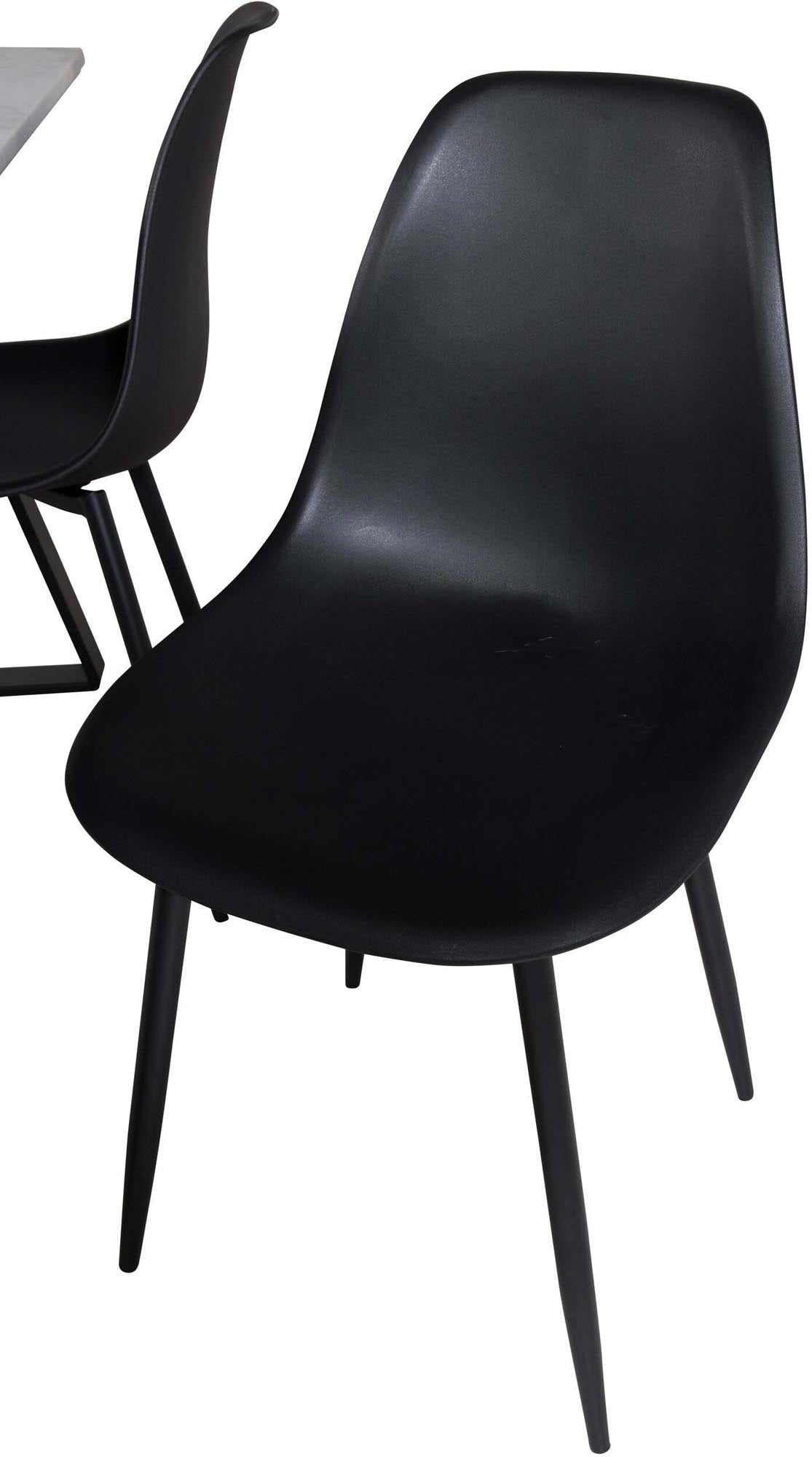 Entdecken Sie das Estelle Esszimmerset + Polar: Eleganz und Komfort vereint in einem stilvollen Design für gesellige Abende.