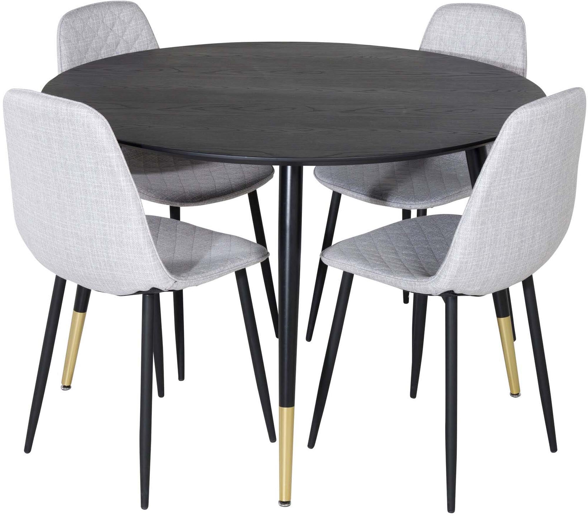 Modernes Dipp Esszimmerset + Polar für gesellige Runden zu viert.