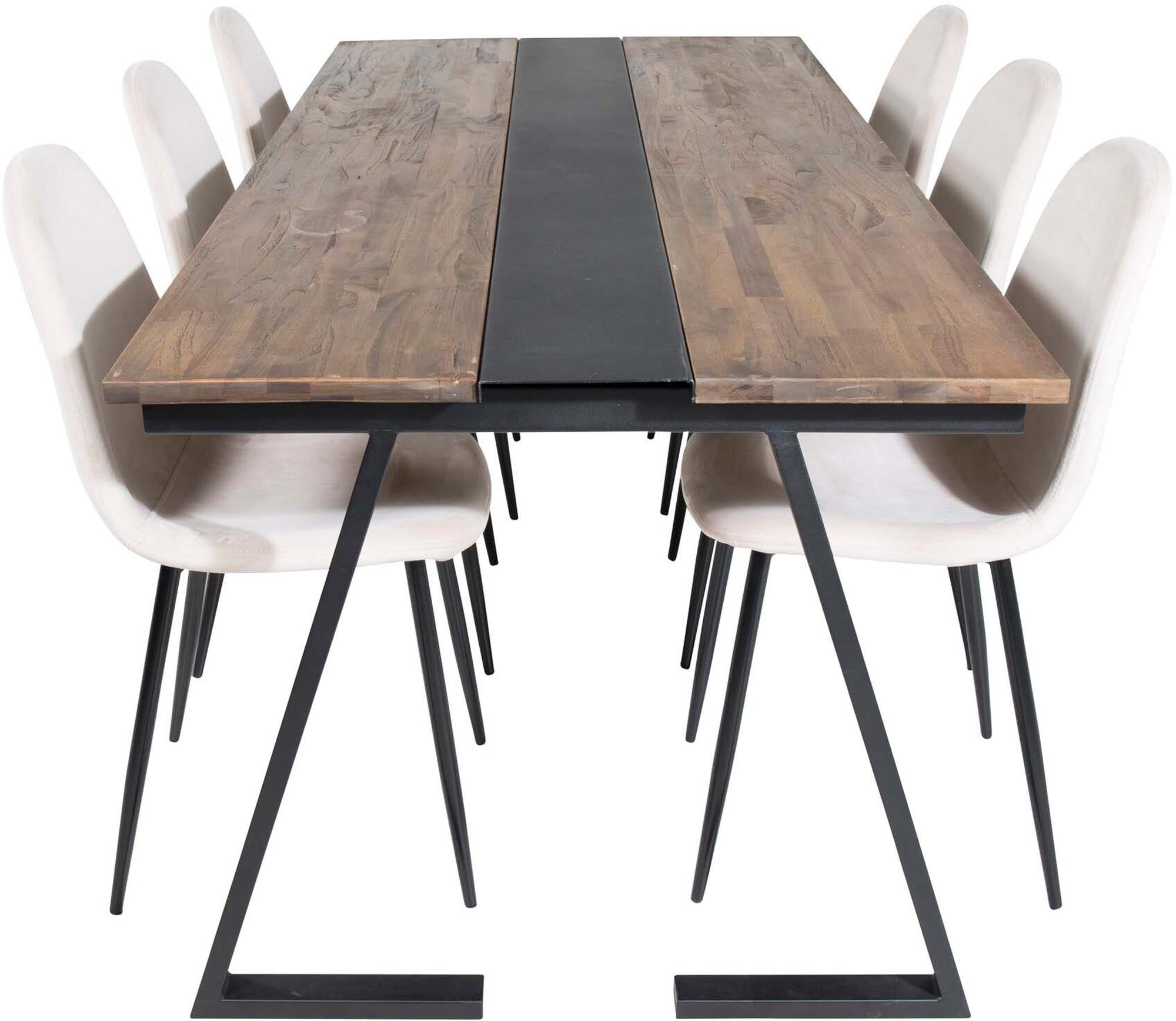 Modernes Jakarta Esszimmerset: Perfekte Wahl für stilvolle Dinner.