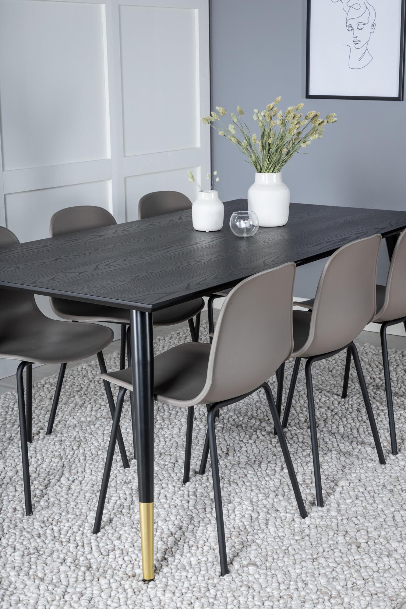 Elegantes Dipp Esszimmerset 180cm für 6 von Venture Home.