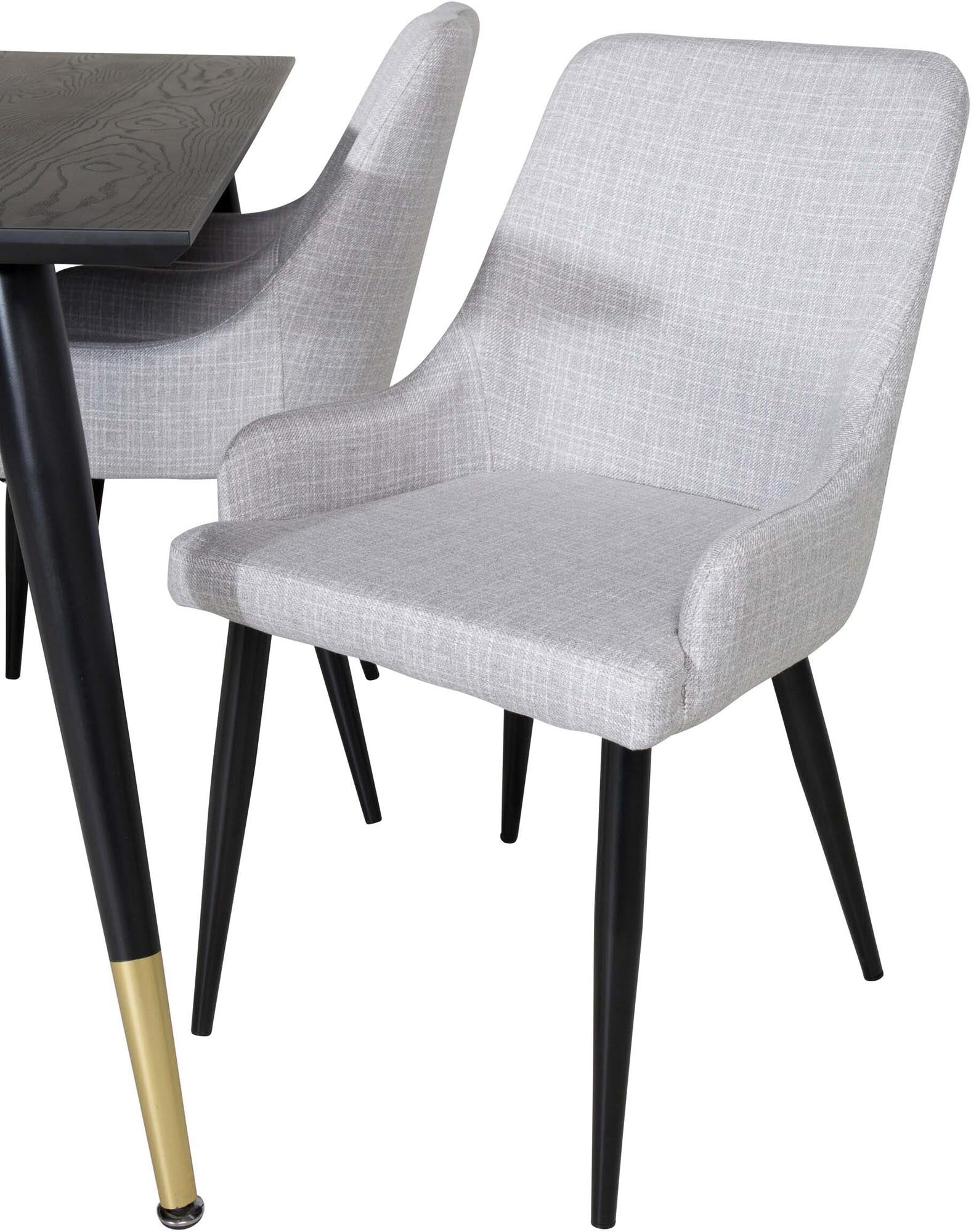 Entdecken Sie das Dipp Esszimmerset von Venture Home: Ein 180 cm großer Tisch und 6 komfortable Stühle vereinen Stil und Funktionalität für Ihr Zuhause.