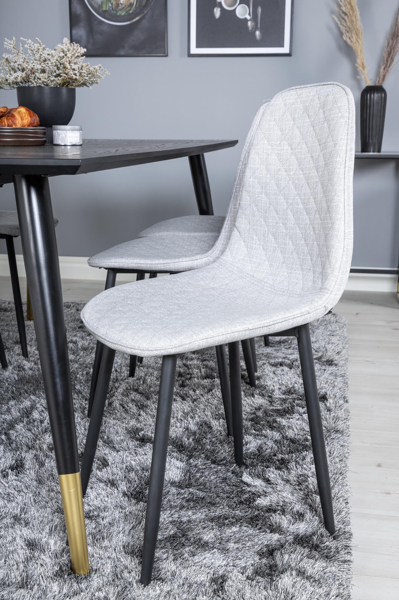 Modernes Dipp Esszimmerset 180cm mit 6 Stühlen von Venture Home.