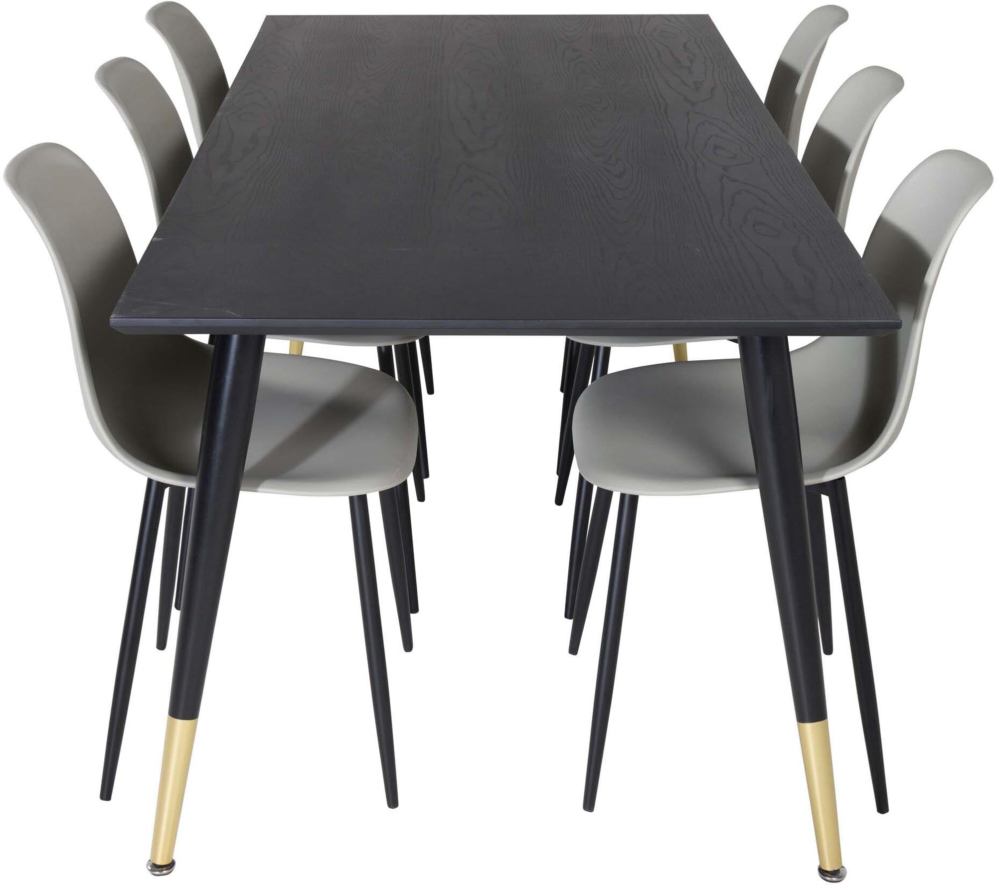 Elegantes Dipp Esszimmerset 180cm für 6 von Venture Home.