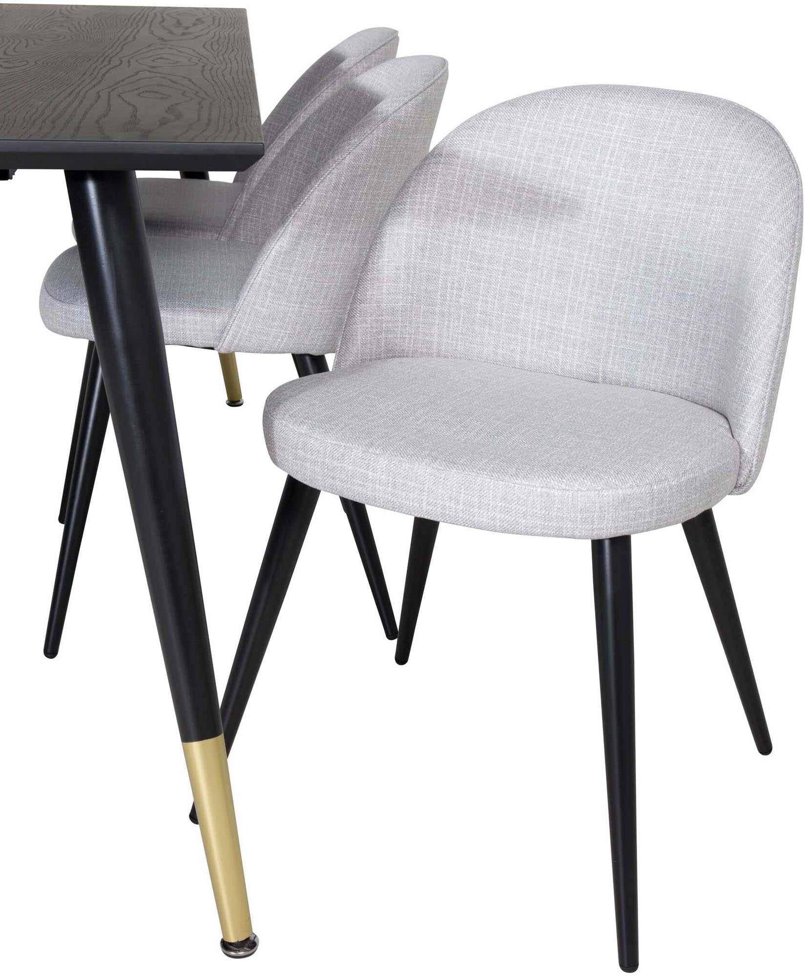 Elegantes Dipp Esszimmerset 180cm für 6 Personen, samtig, von Venture Home.