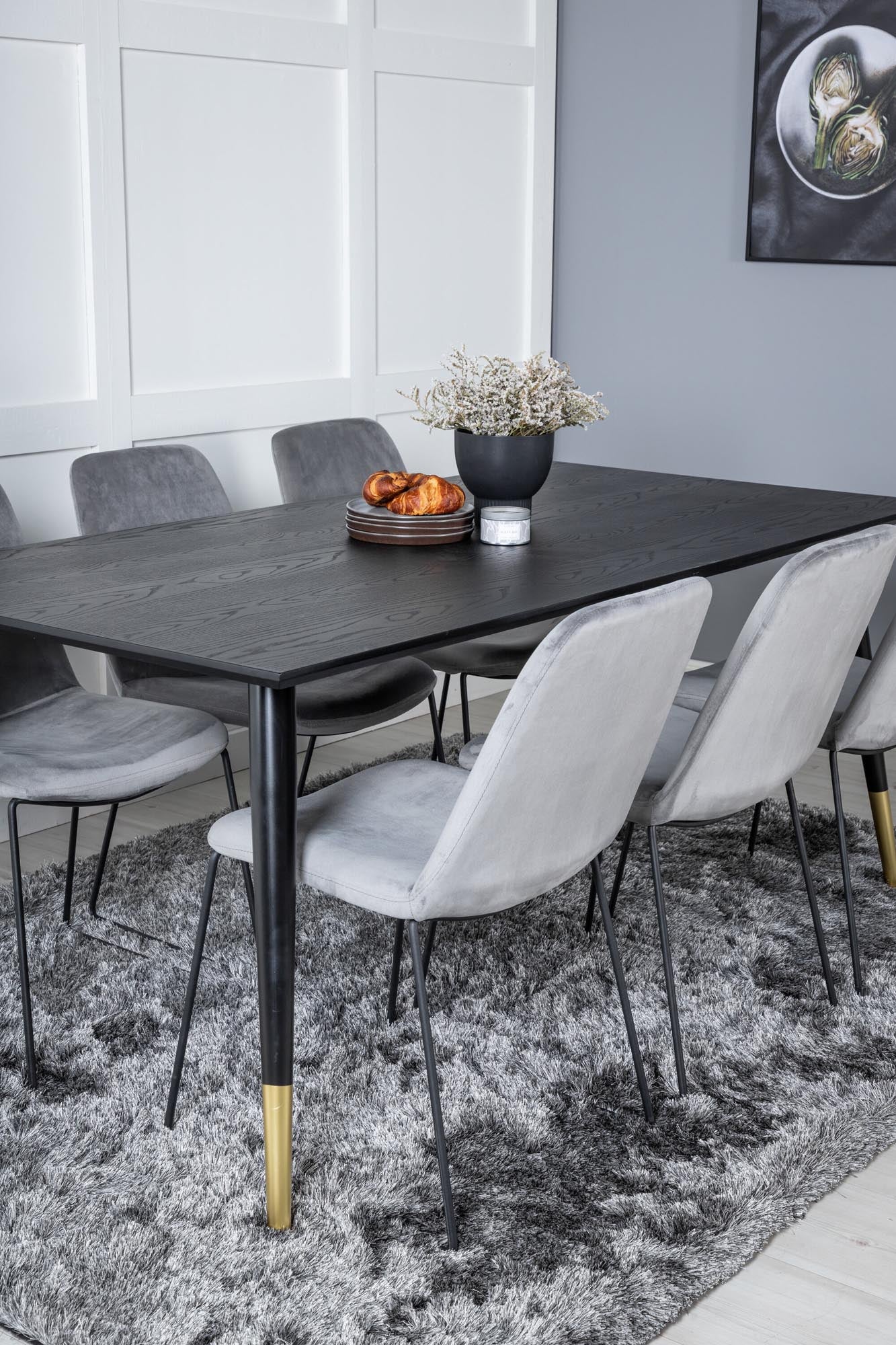 Modernes Dipp Esszimmerset mit 6 Stühlen, 180 cm, von Venture Home.