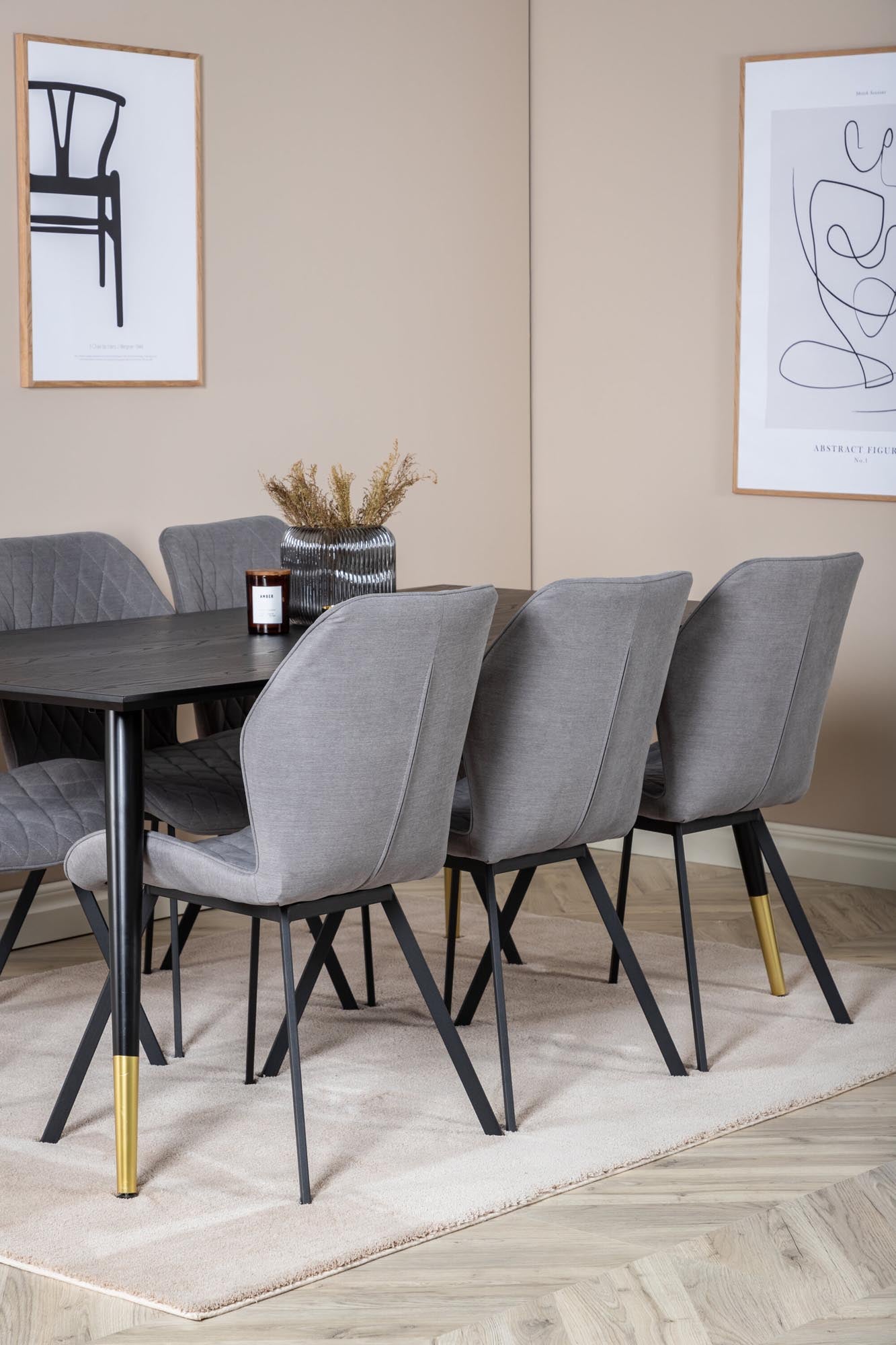 Modernes Dipp Esszimmerset für 6 von Venture Home, 180 cm Tisch.