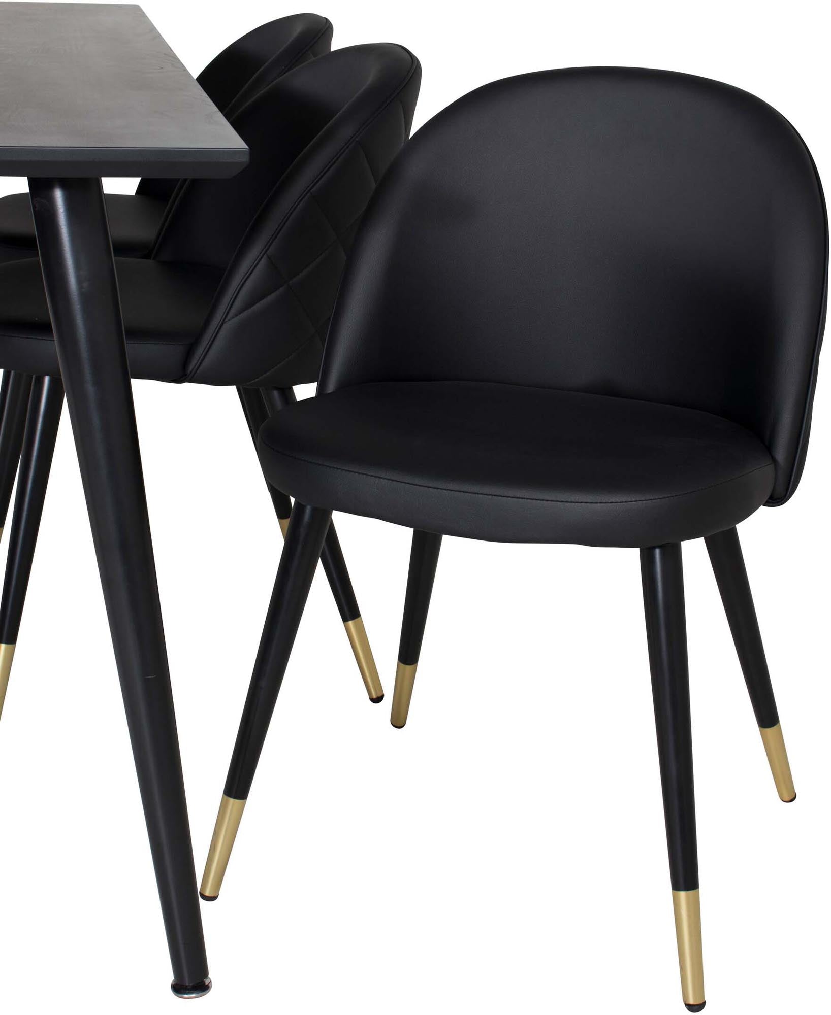 Stilvolles Dipp Esszimmerset 180cm für 6, samtig, von Venture Home.