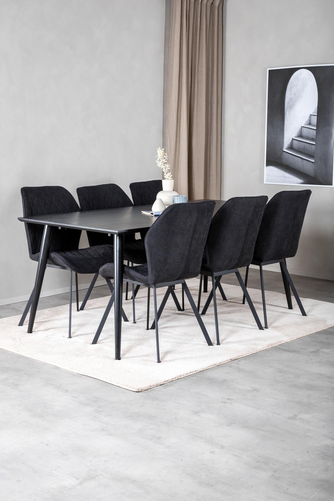 Stilvolles Dipp Esszimmerset 180cm für 6 von Venture Home.