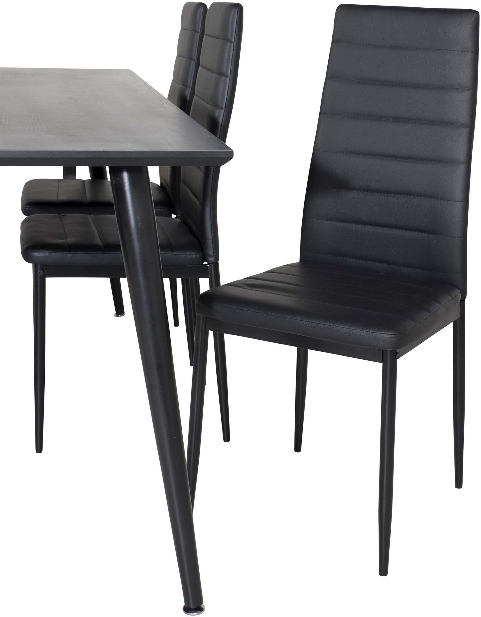 Elegantes Dipp Esszimmerset für 6 mit 180cm Tisch von Venture Home.