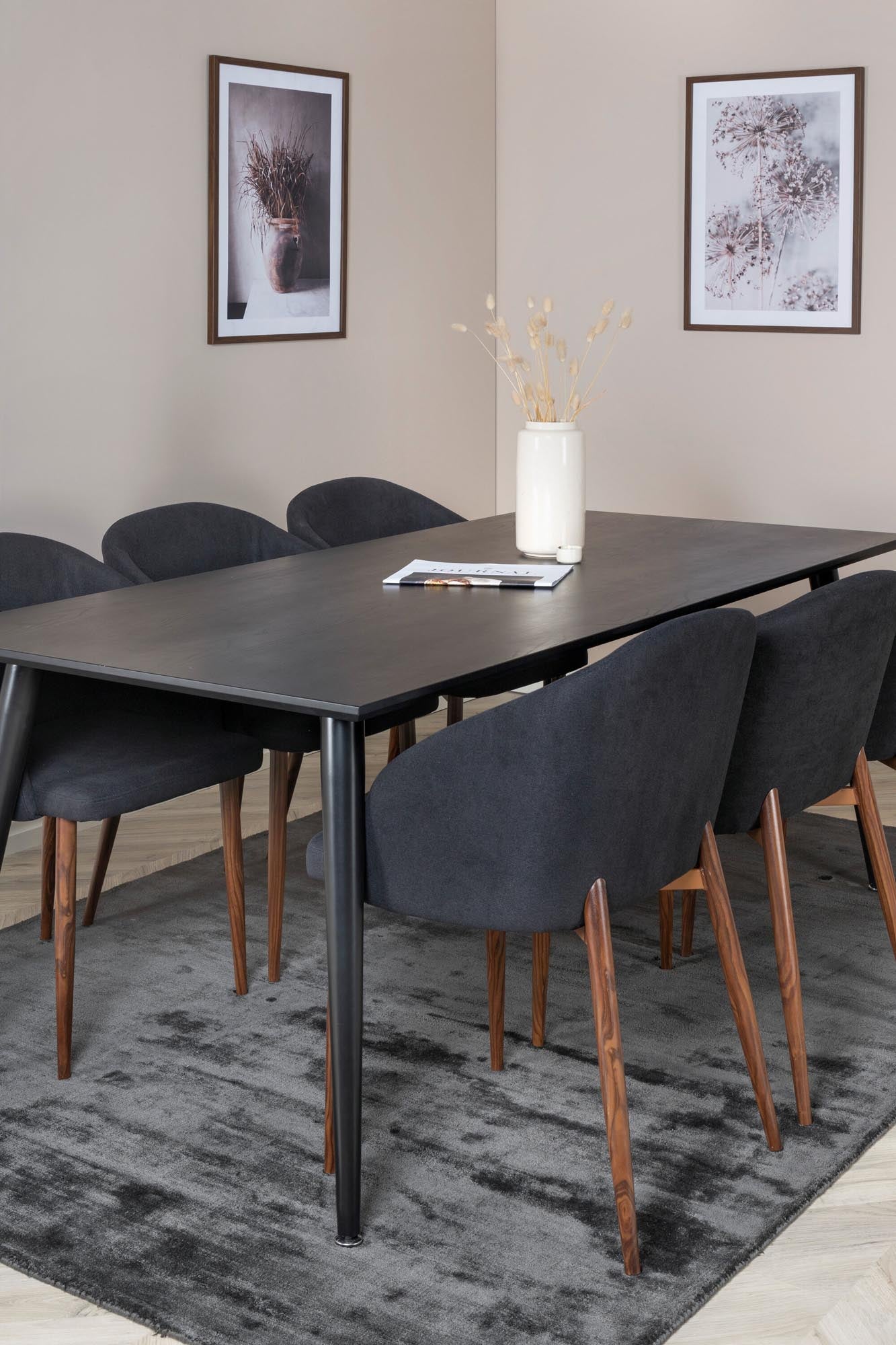 Modernes Esszimmerset Dipp + Arch, 180cm Tisch, 6 Stühle, Venture Home.