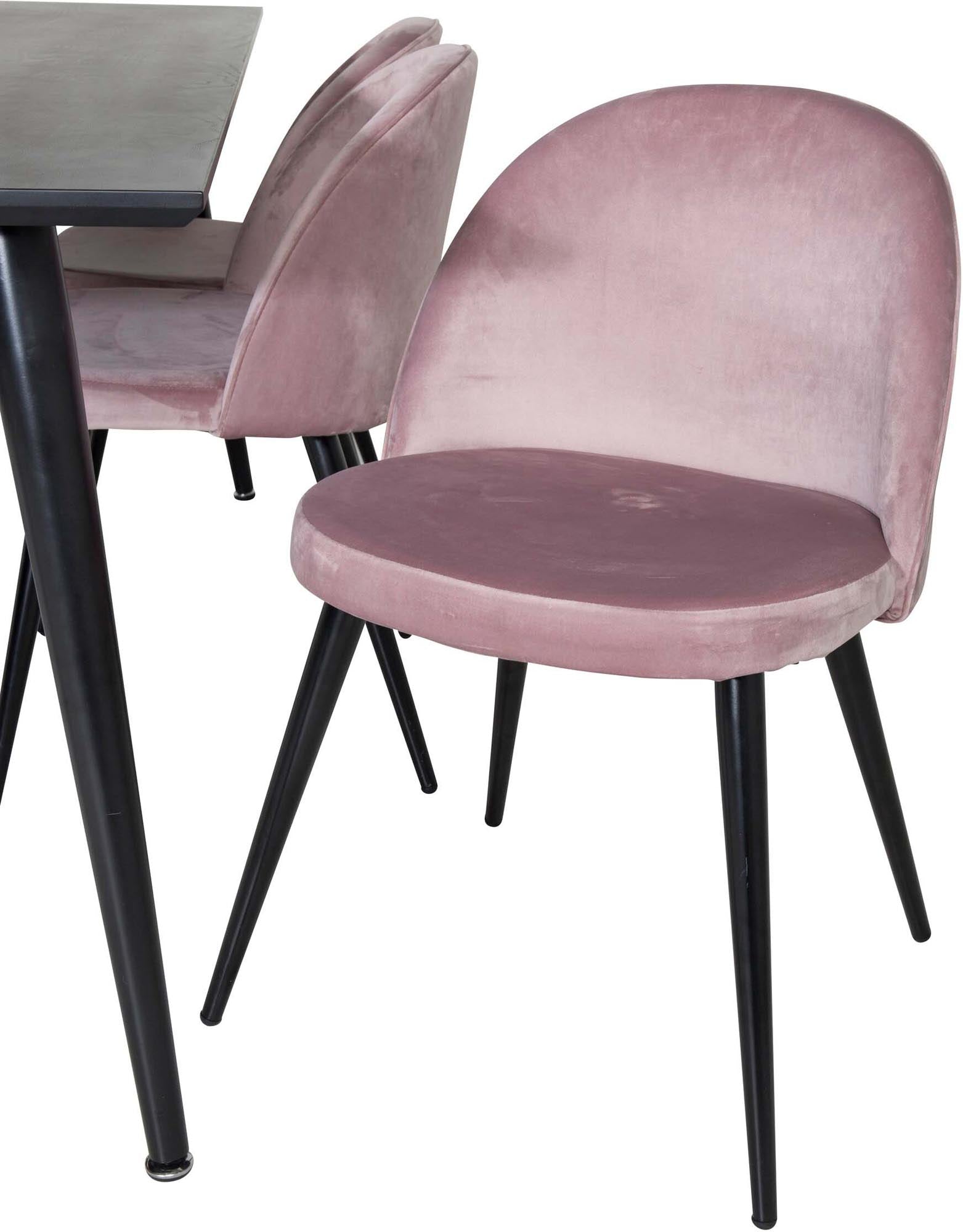 Stilvolles Dipp Esszimmerset 180cm für 6, samtig, von Venture Home.