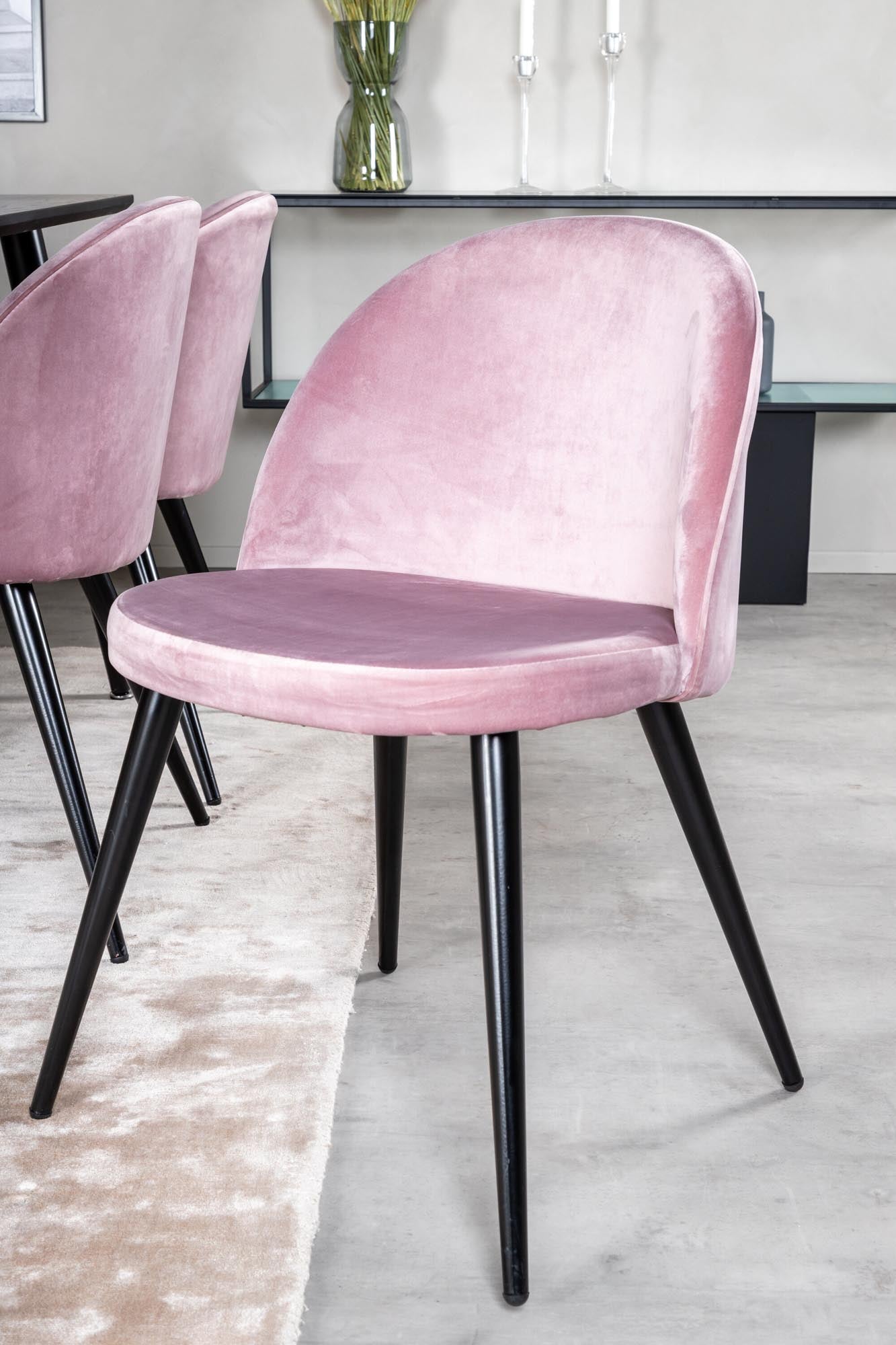 Elegantes Dipp Esszimmerset 180cm für 6, samtig, von Venture Home.