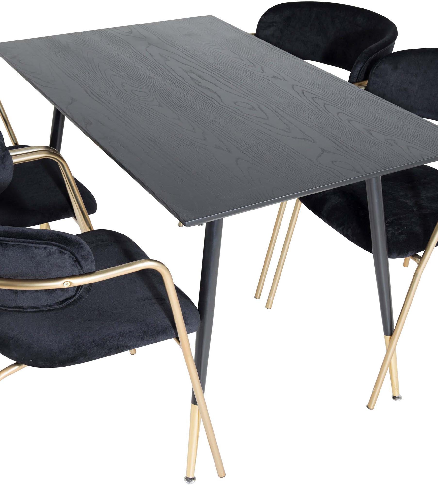 Elegantes Dipp Esszimmerset mit 120cm Arrow Tisch von Venture Home.