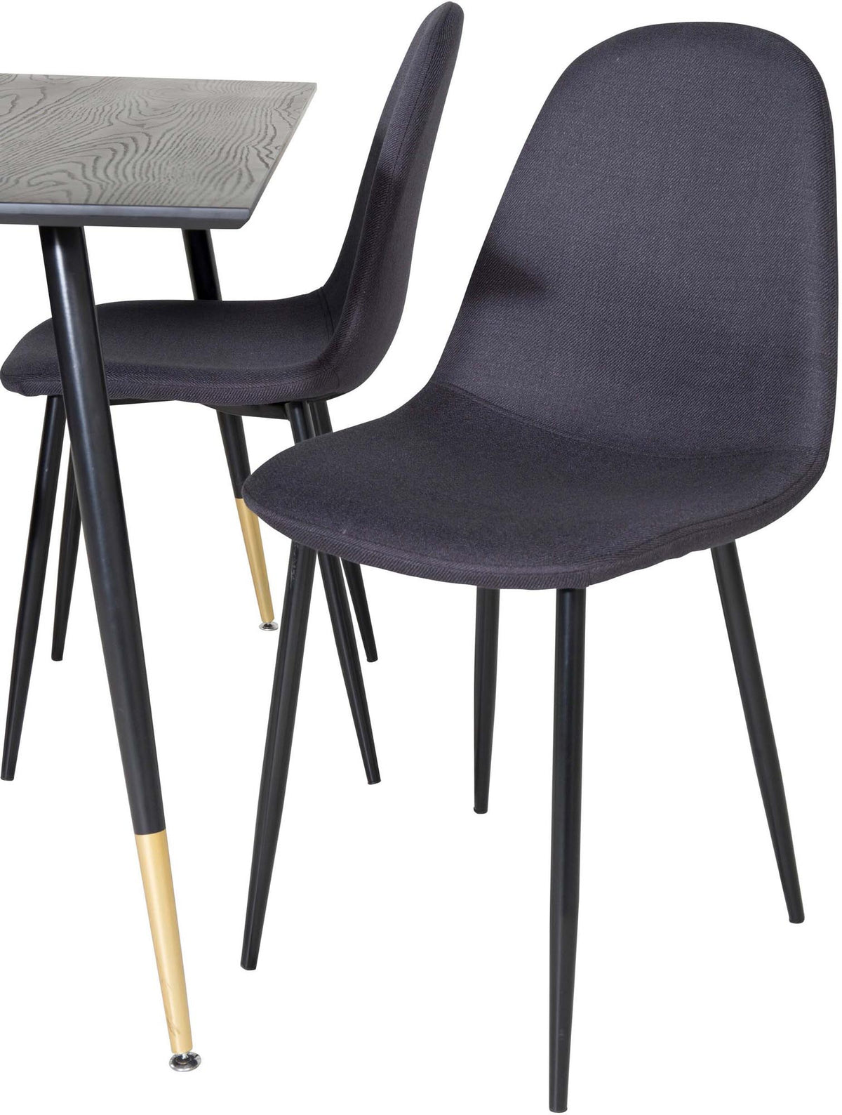 Dipp Esszimmerset + Polar 120cm/4St. in Schwarz präsentiert im Onlineshop von KAQTU Design AG. Esszimmerset ist von Venture Home