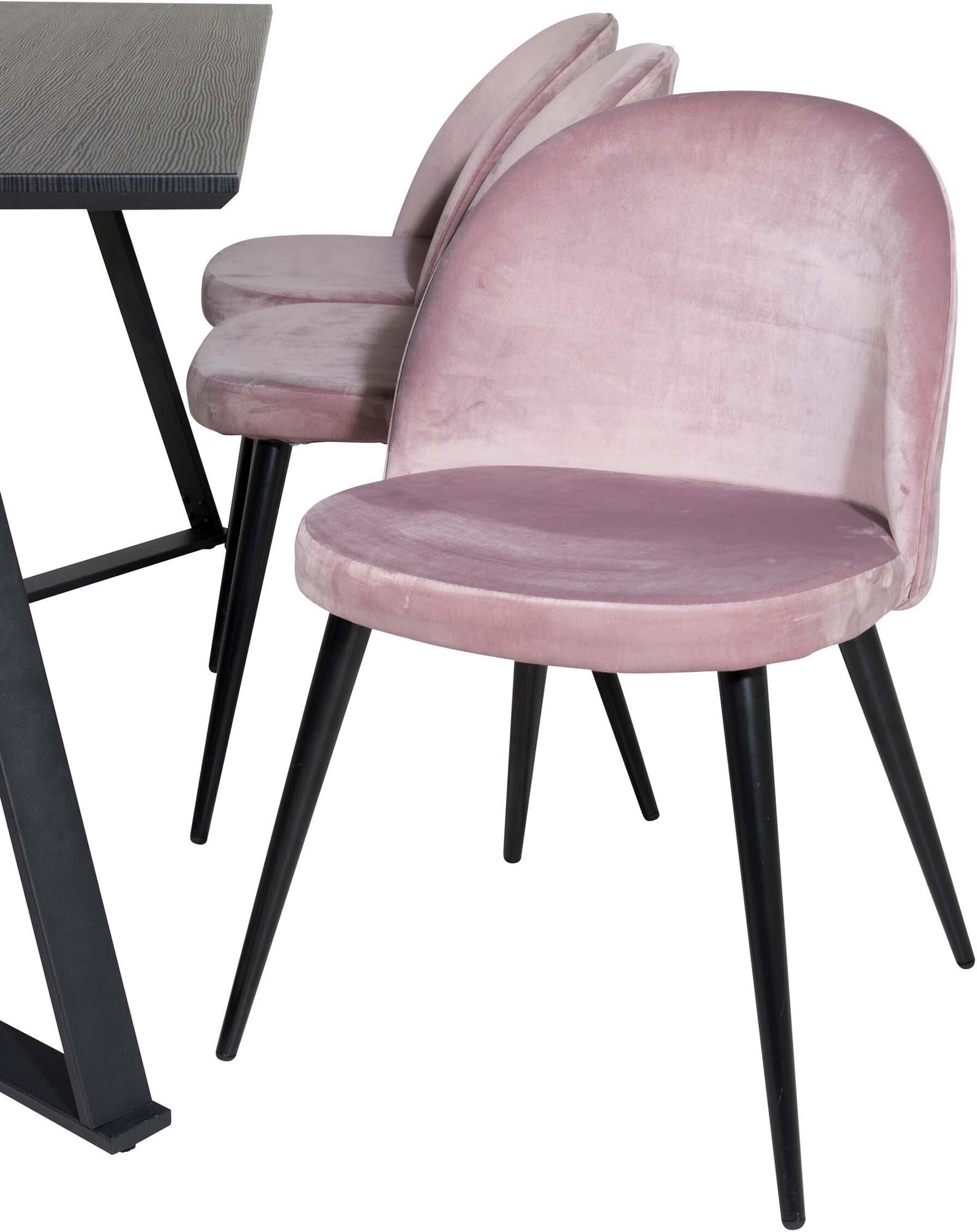 Marina Esszimmerset Velvet: Zeitloses Design für stilvolle Räume.