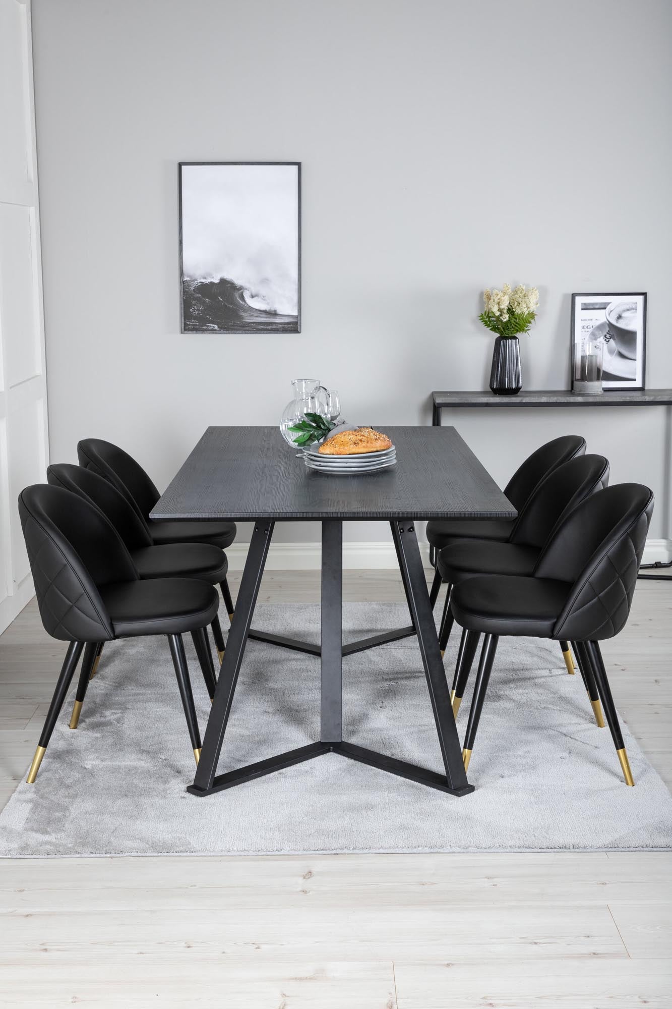 Marina Esszimmerset Velvet: Luxuriöses Ambiente für Ihr Zuhause.