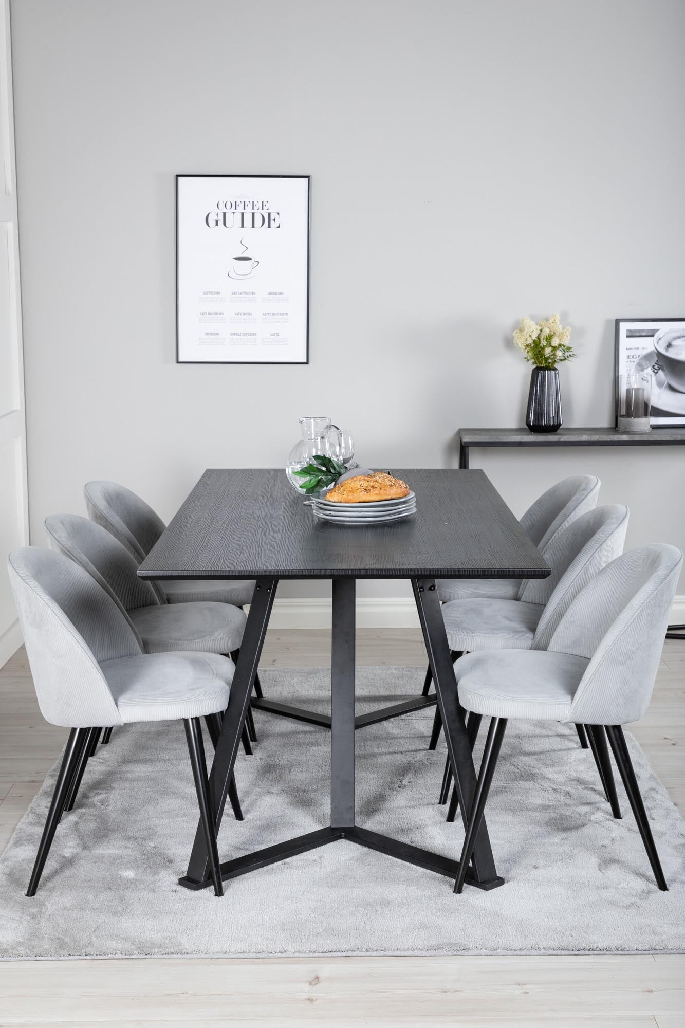 Marina Esszimmerset Velvet: Luxuriöses Ambiente für Ihr Zuhause.