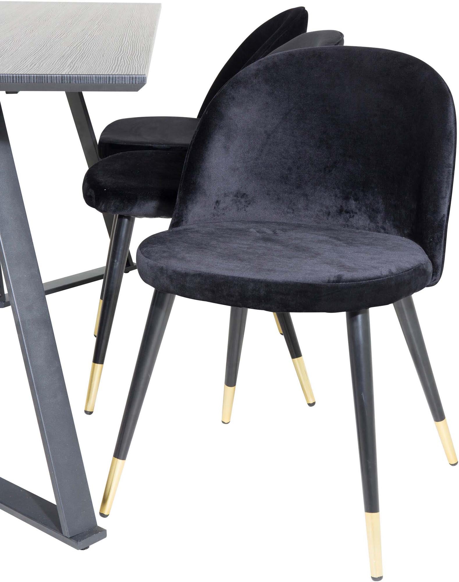 Marina Esszimmerset Velvet: Luxuriöses Ambiente für Ihr Zuhause.