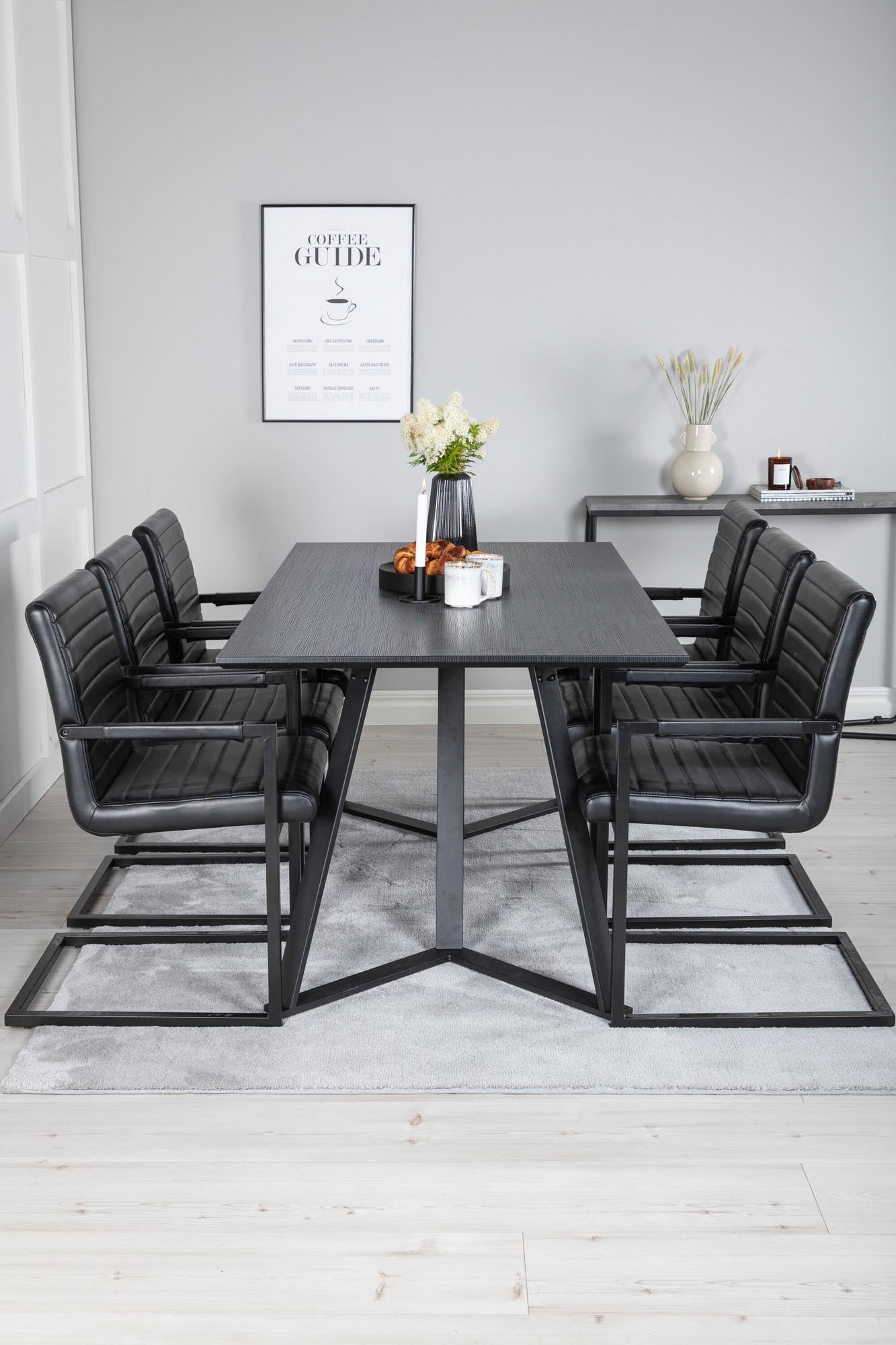 Elegantes Marina Esszimmerset 180cm für 6 von Venture Home.