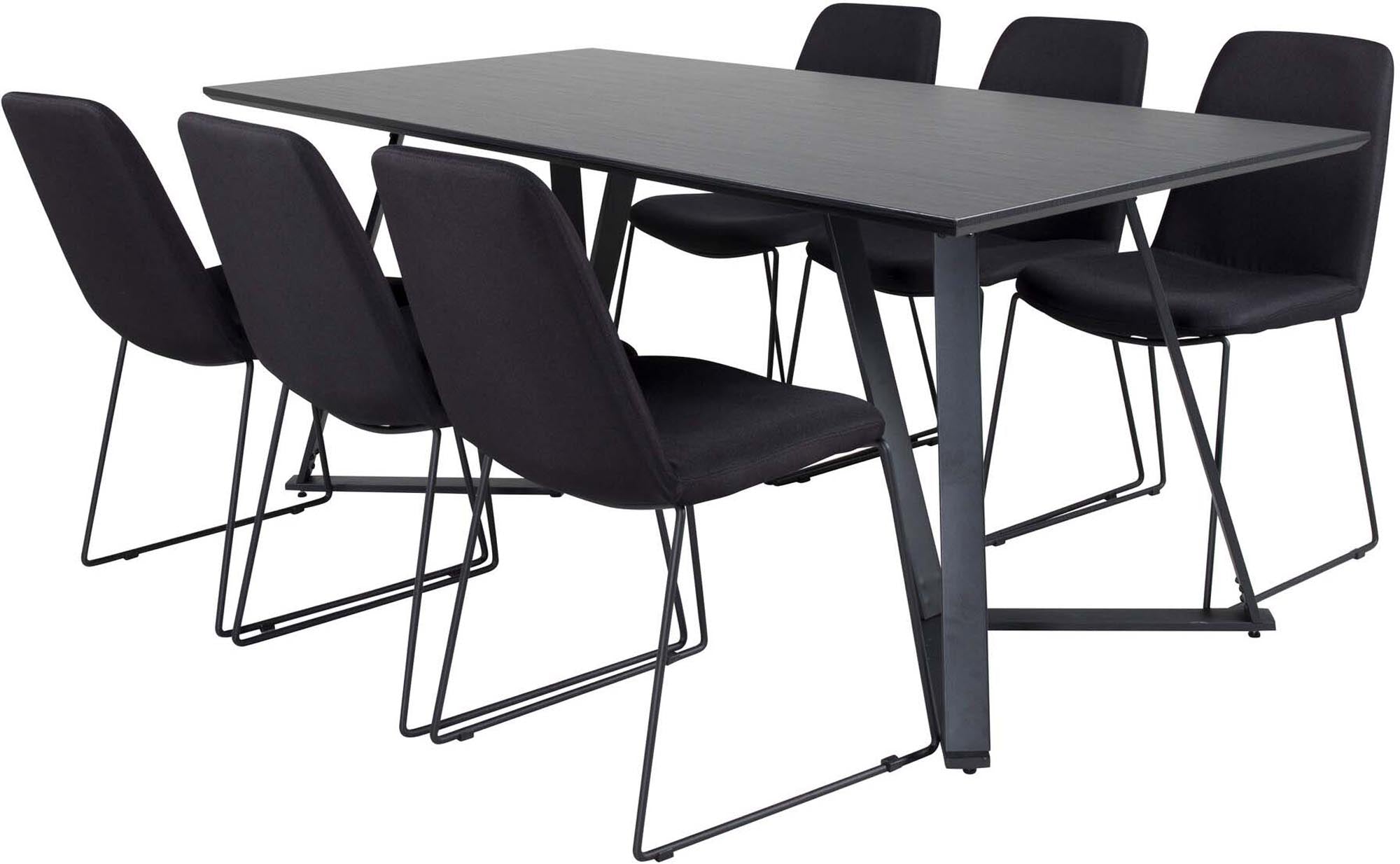 Modernes Marina Esszimmerset Muce 180cm für bis zu 6 Personen. Hochwertige Stühle und elegantes Design für jeden Anlass.