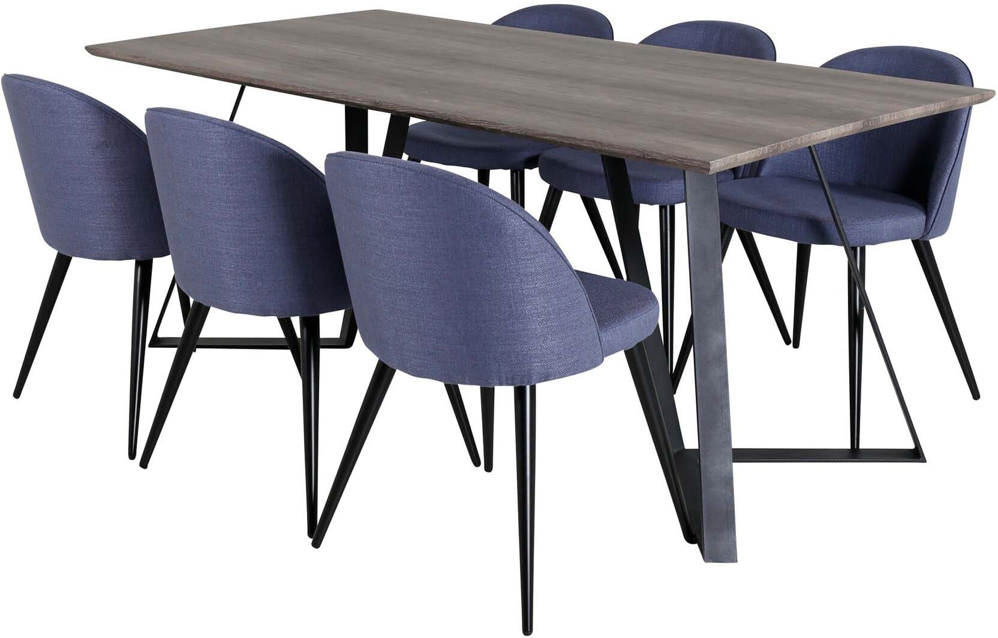 Marina Esszimmerset Velvet 180cm: Stilvoller Komfort für Ihr Zuhause.