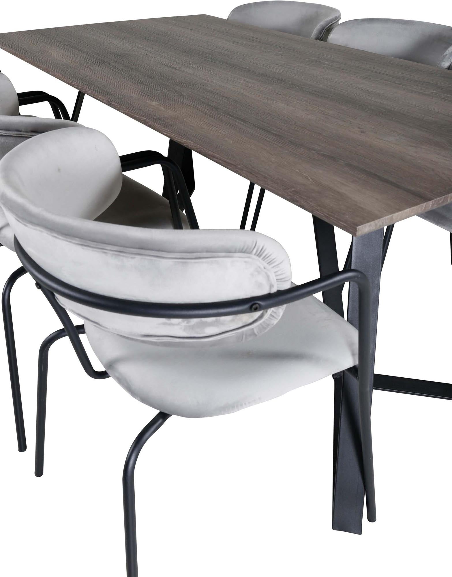 Elegantes Marina Esszimmerset Arrow: Perfekt für stilvolle Dinner.