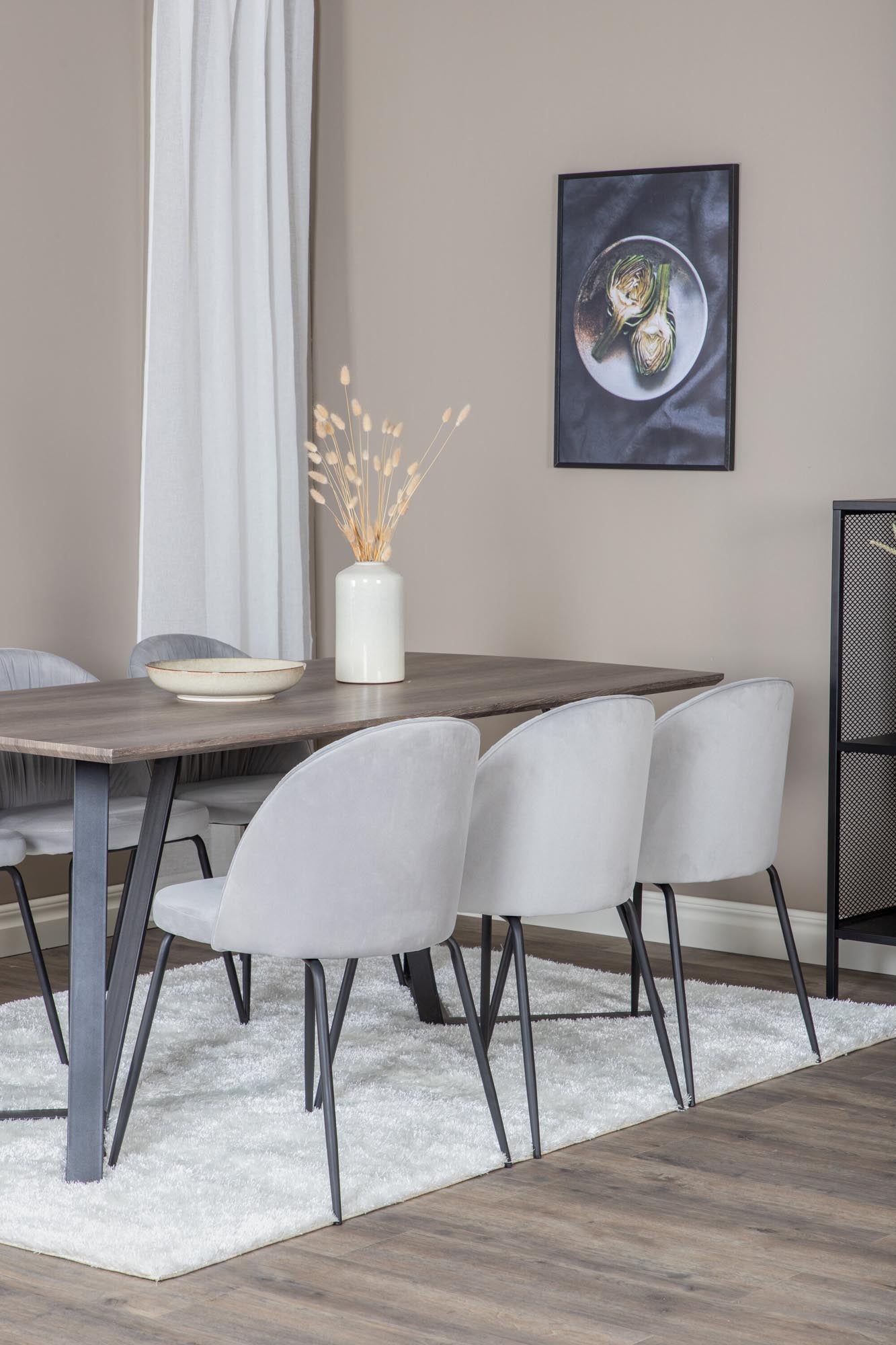 Stilvolles Marina Esszimmerset: 180cm Tisch & 6 Stühle von Venture Home.