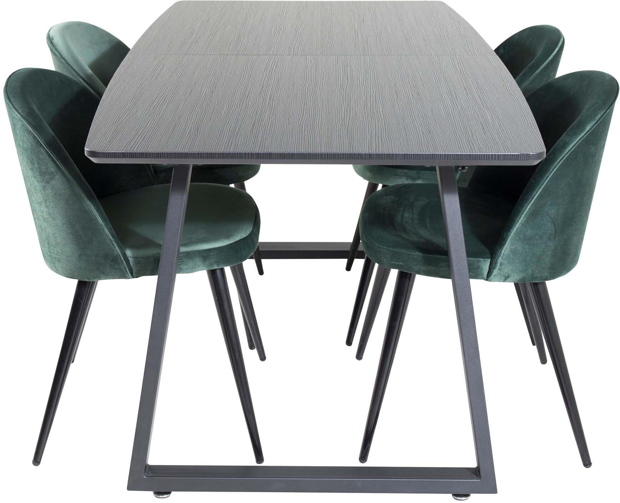 Inca Esszimmerset: Ausziehbar, samtig, für stilvolle Dinnerabende.