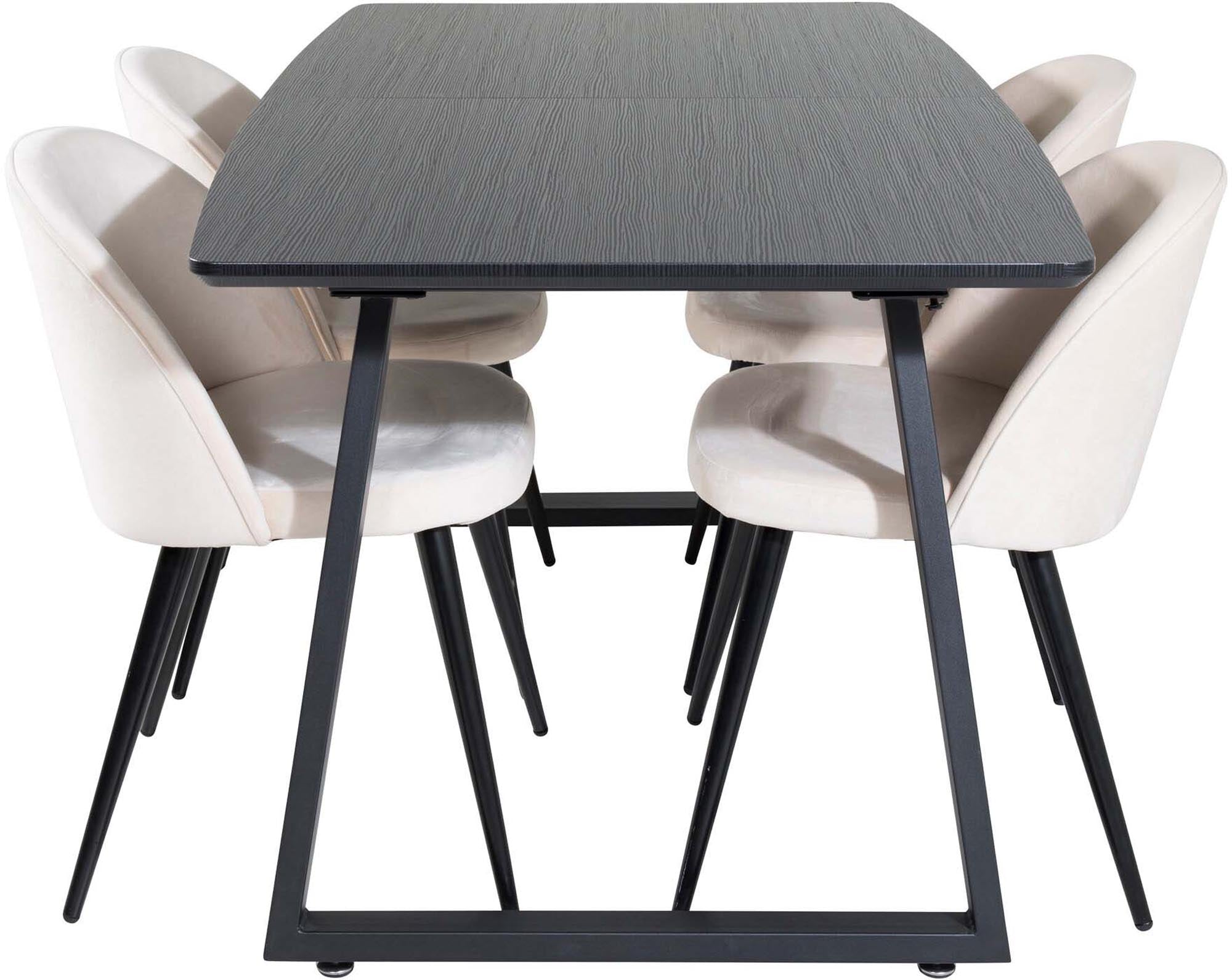 Inca Esszimmerset: Ausziehbar, samtig, für elegante Dinnerabende.