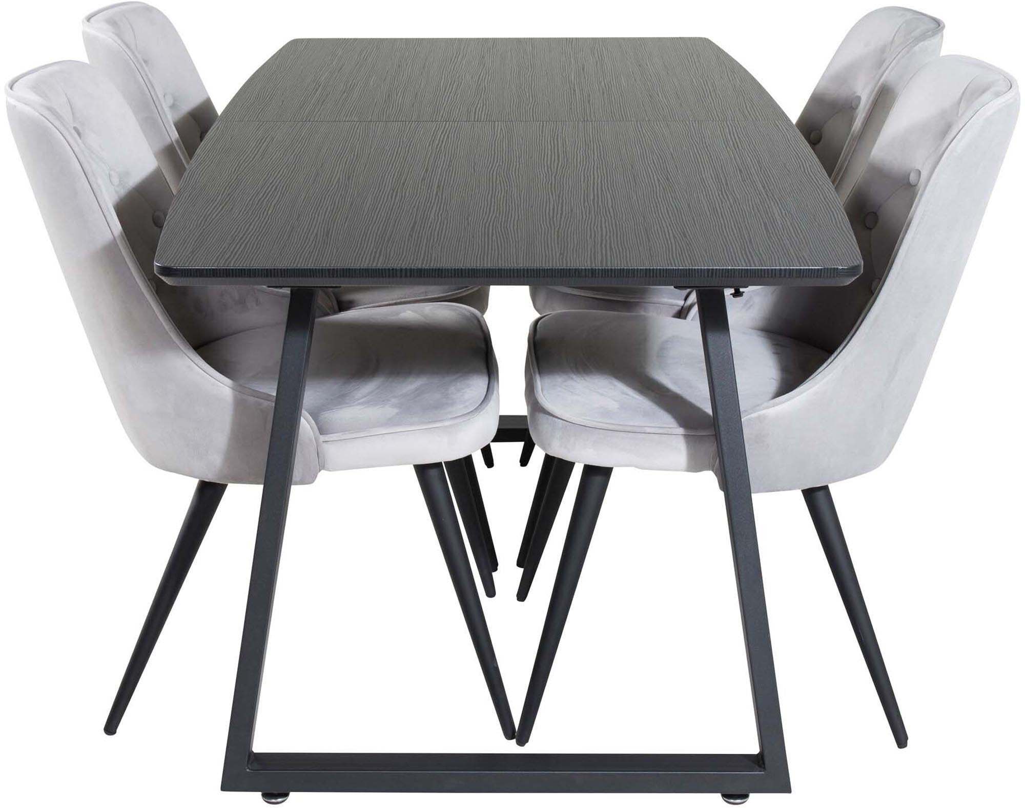 Elegantes Inca Esszimmerset: Ausziehbar, samtig, für stilvolle Abende.