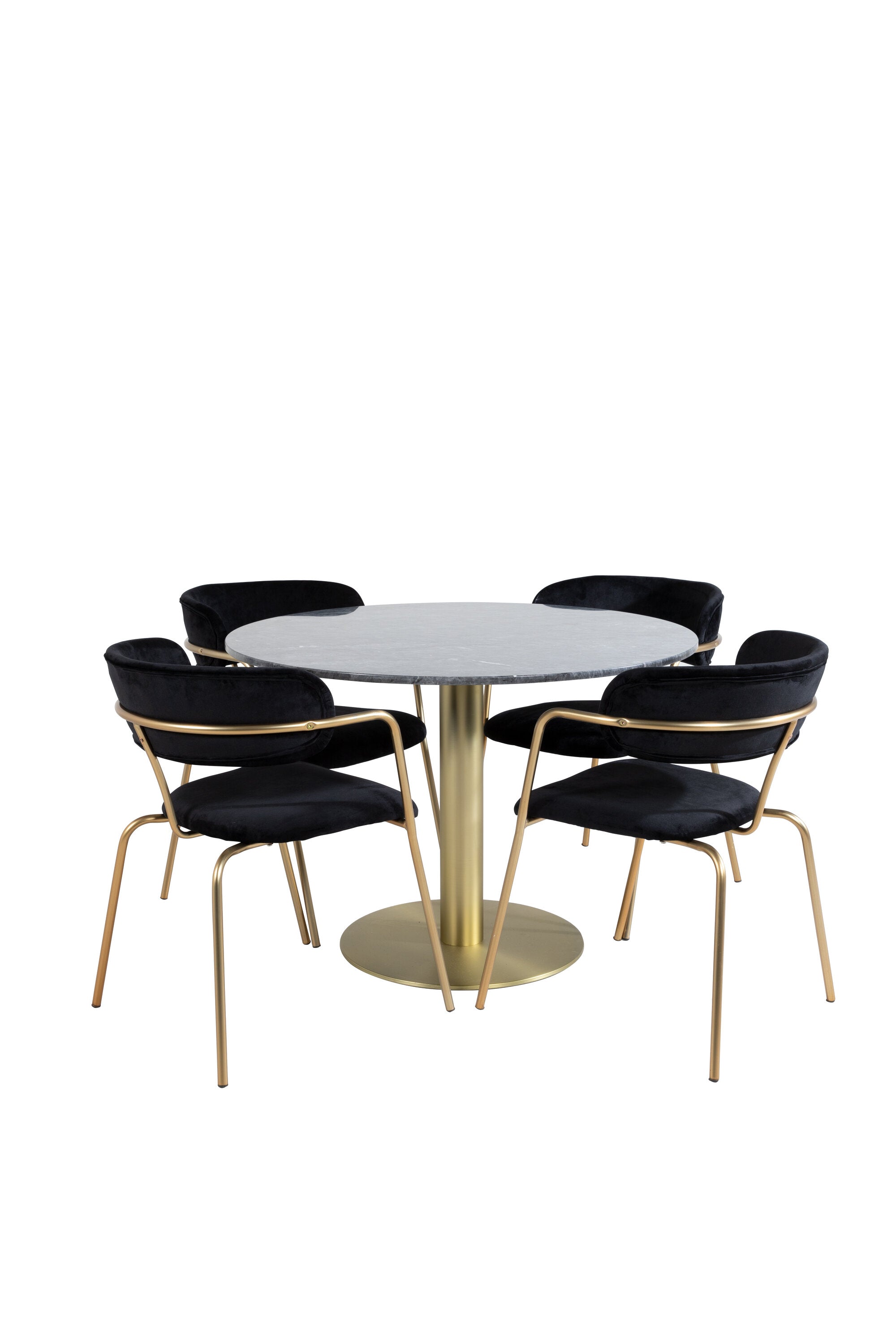 Estelle Esstisch mit Arrow-Stühlen in präsentiert im Onlineshop von KAQTU Design AG. Bartischset ist von Venture Home