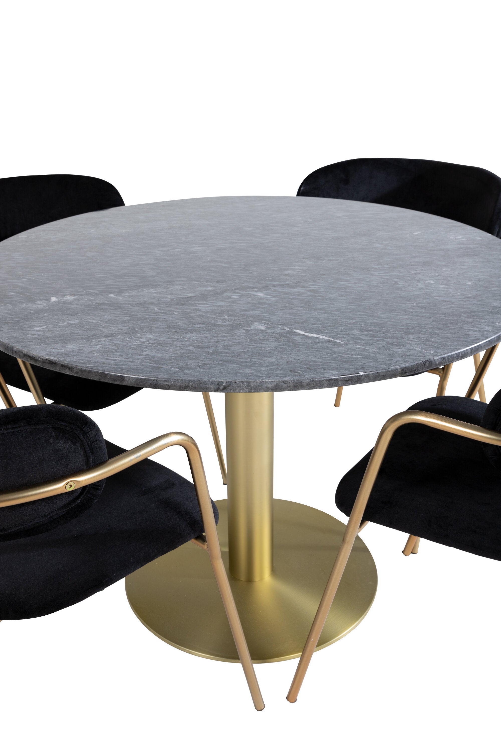 Estelle Esstisch mit Arrow-Stühlen in präsentiert im Onlineshop von KAQTU Design AG. Bartischset ist von Venture Home