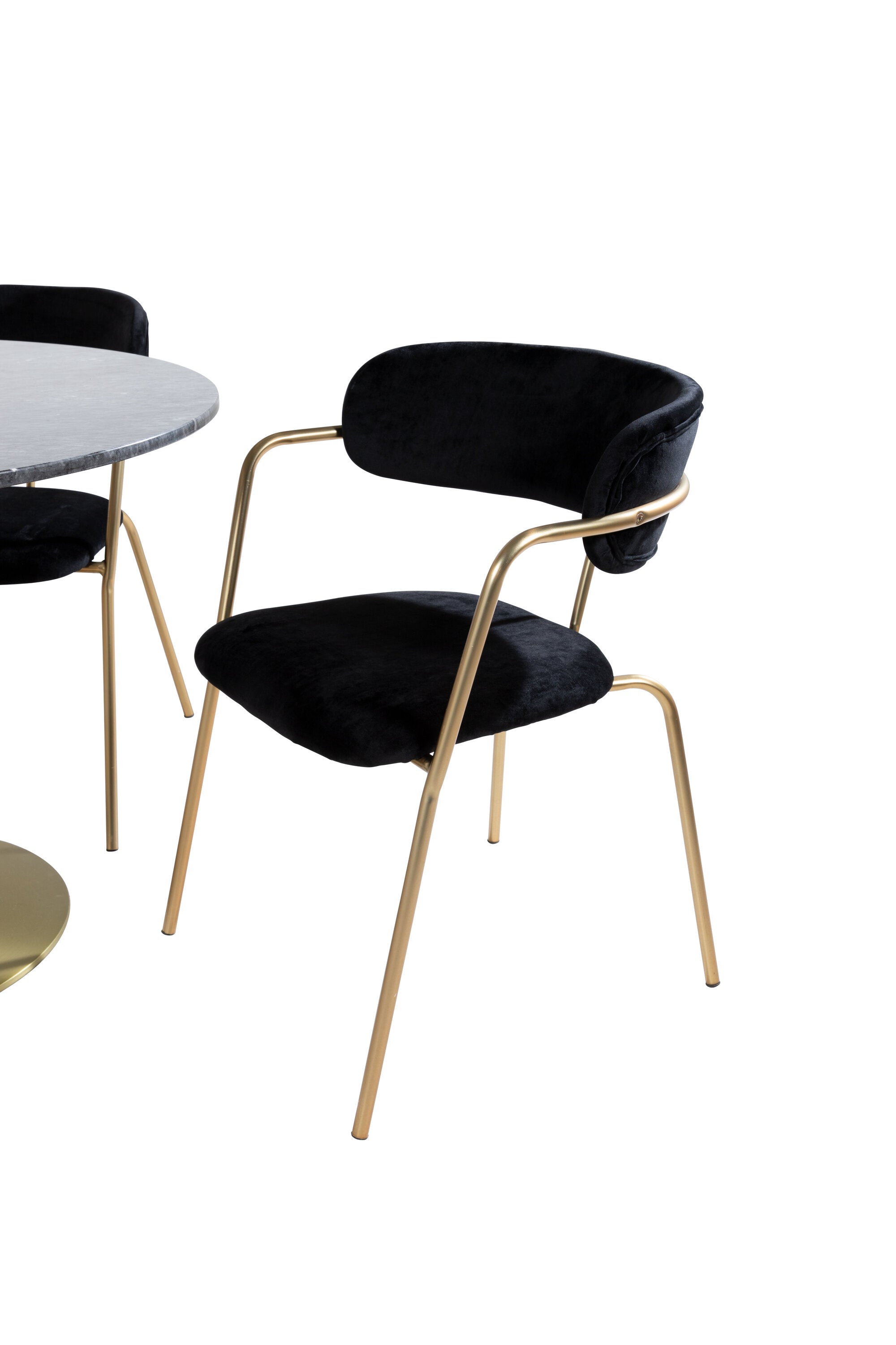 Estelle Esstisch mit Arrow-Stühlen in präsentiert im Onlineshop von KAQTU Design AG. Bartischset ist von Venture Home